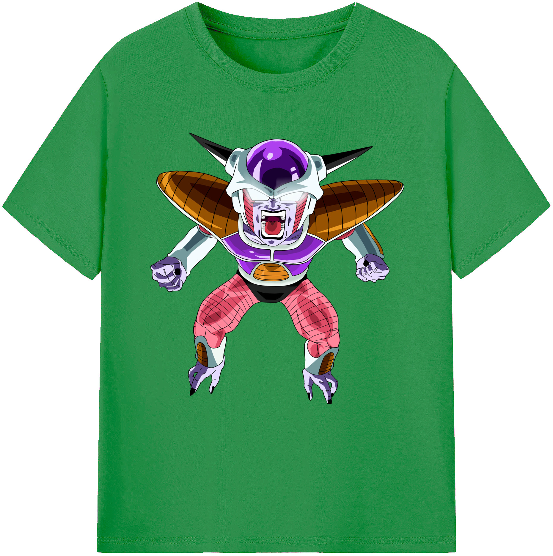（画像用） ドラゴンボール フリーザ DRAGON BALL Frieza レディースカジュアルプリントTシャツ（綿100％）