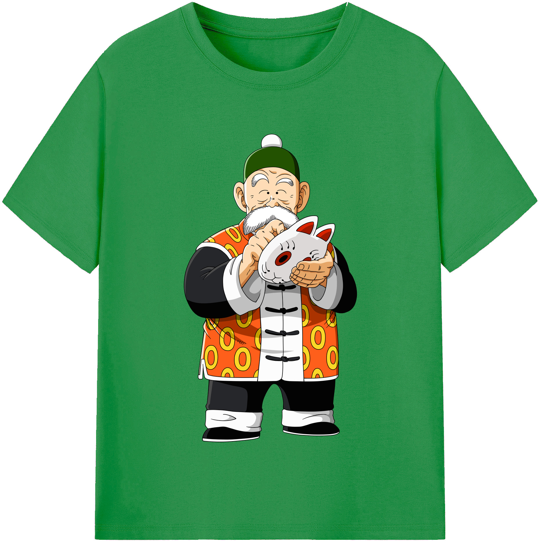 （画像用） ドラゴンボール 亀仙人（かめせんにん） DRAGON BALL Master Roshi Kame Sennin レディースカジュアルプリントTシャツ（綿100％）