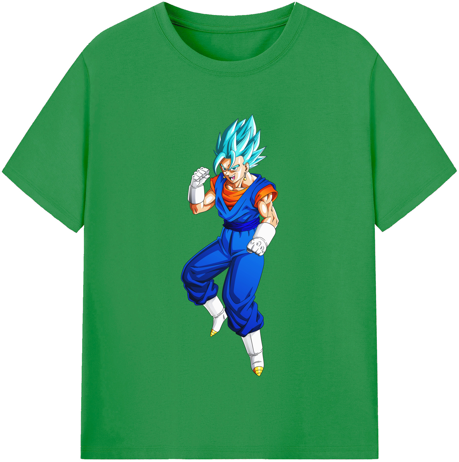 （画像用） ドラゴンボール ベジット DRAGON BALL Vegetto レディースカジュアルプリントTシャツ（綿100％）