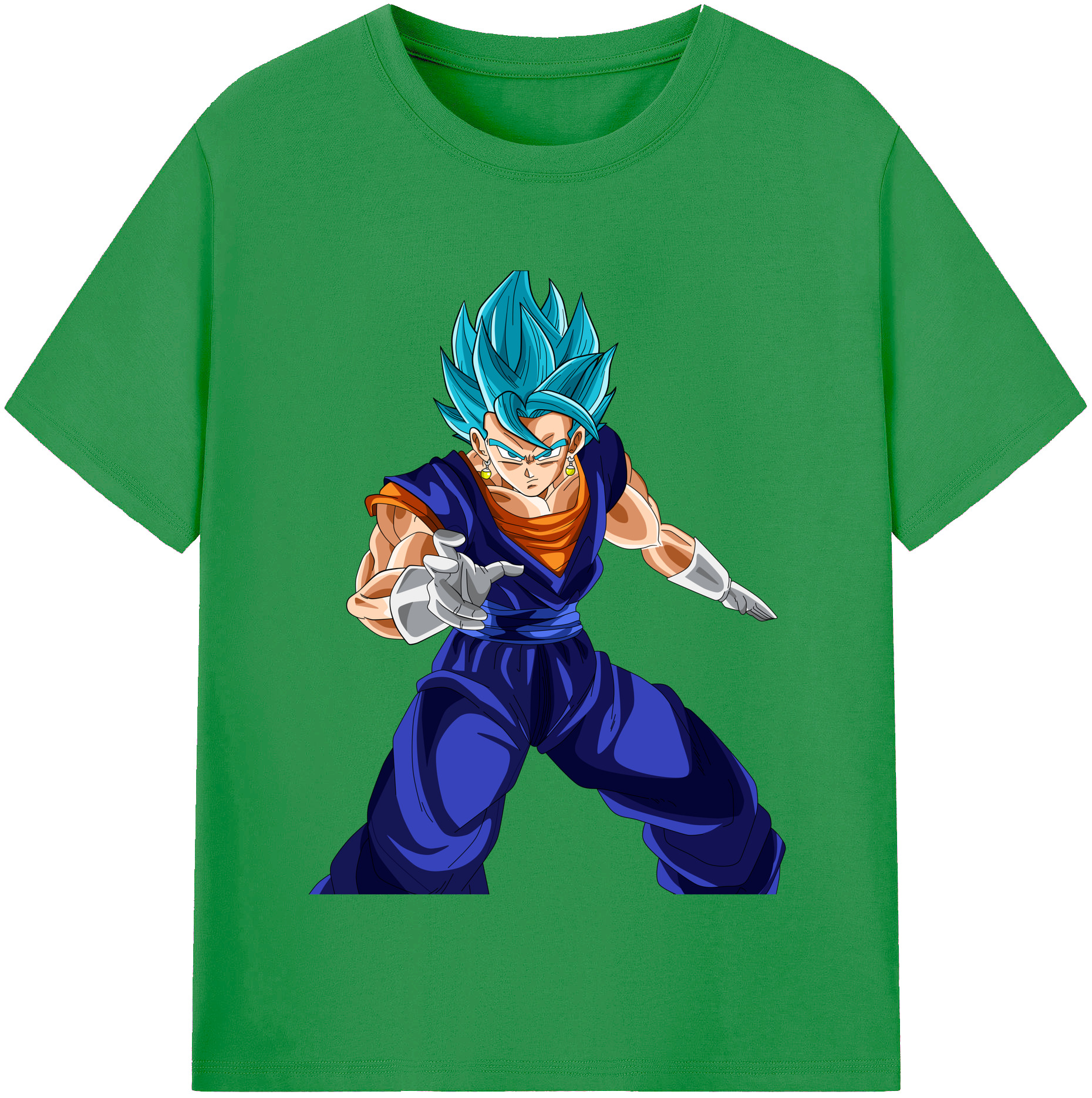（画像用） ドラゴンボール ベジット DRAGON BALL Vegetto レディースカジュアルプリントTシャツ（綿100％）