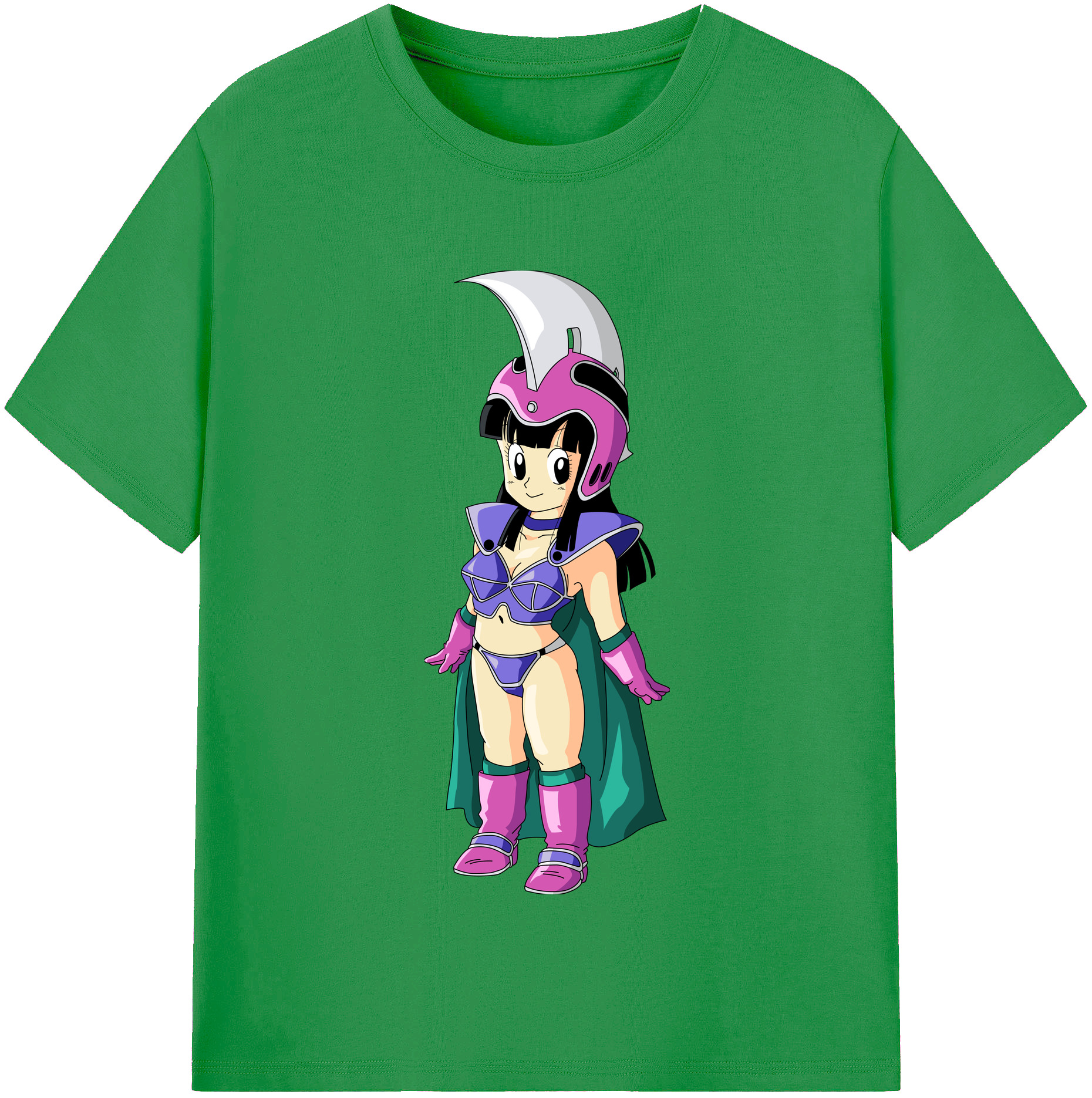 （画像用） ドラゴンボール チチ DRAGON BALL Chichi レディースカジュアルプリントTシャツ（綿100％）