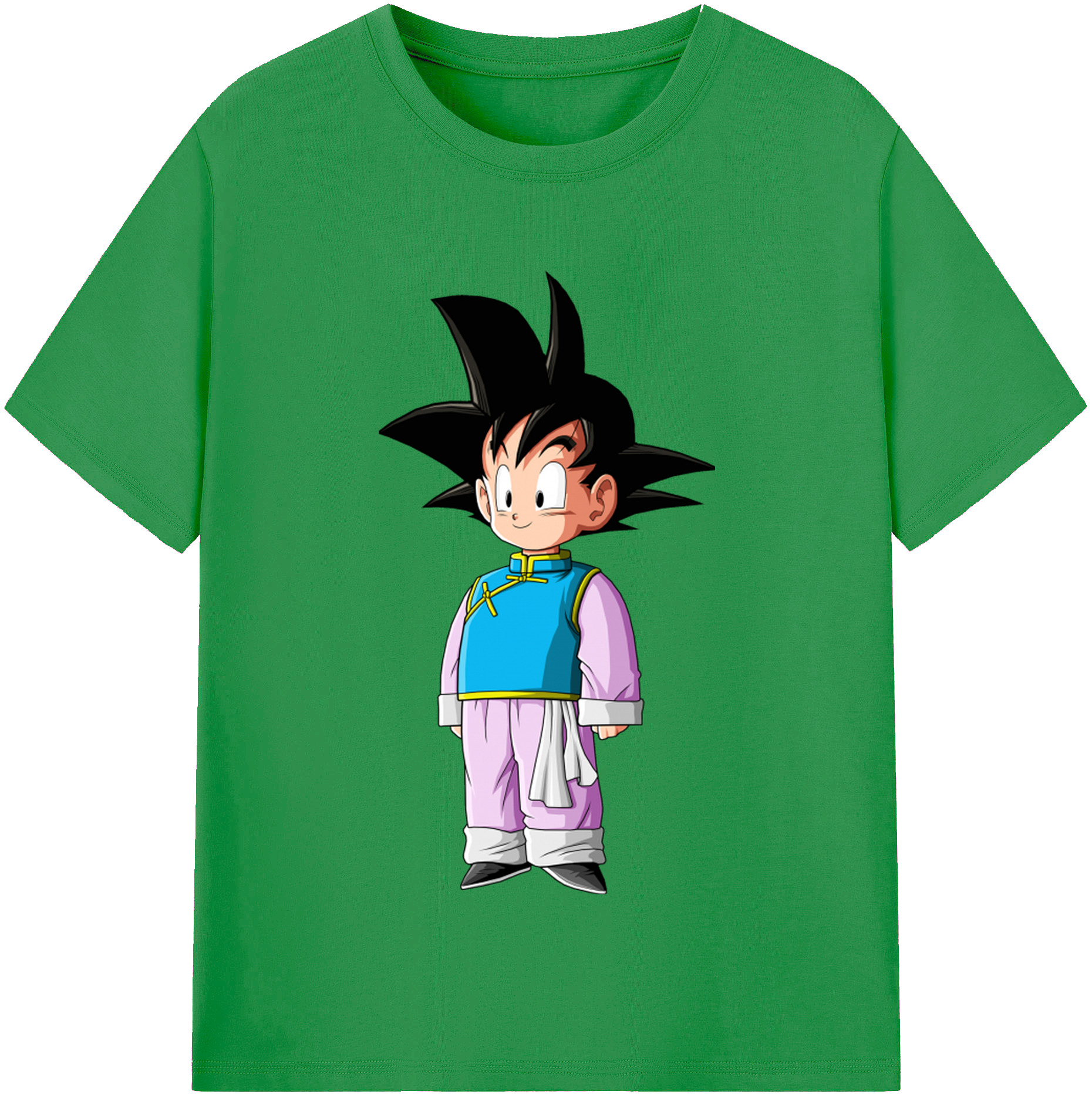 （画像用） ドラゴンボール 孫悟空（そん ごくう）Son Goku カカロット DRAGON BALL Kakarotto レディースカジュアルプリントTシャツ（綿100％）