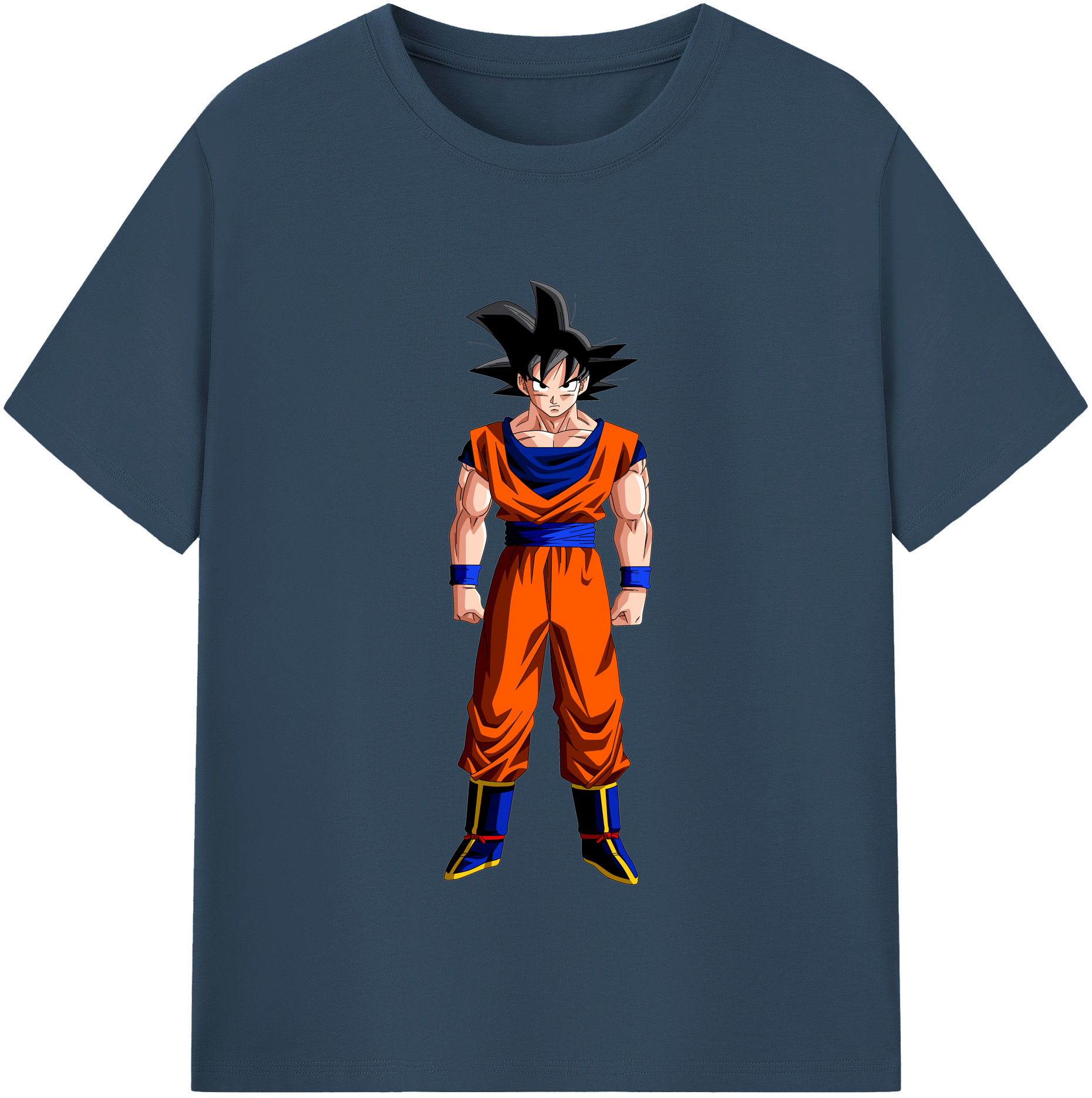 （画像用） ドラゴンボール 孫悟空（そん ごくう）Son Goku カカロット DRAGON BALL Kakarotto レディースカジュアルプリントTシャツ（綿100％）