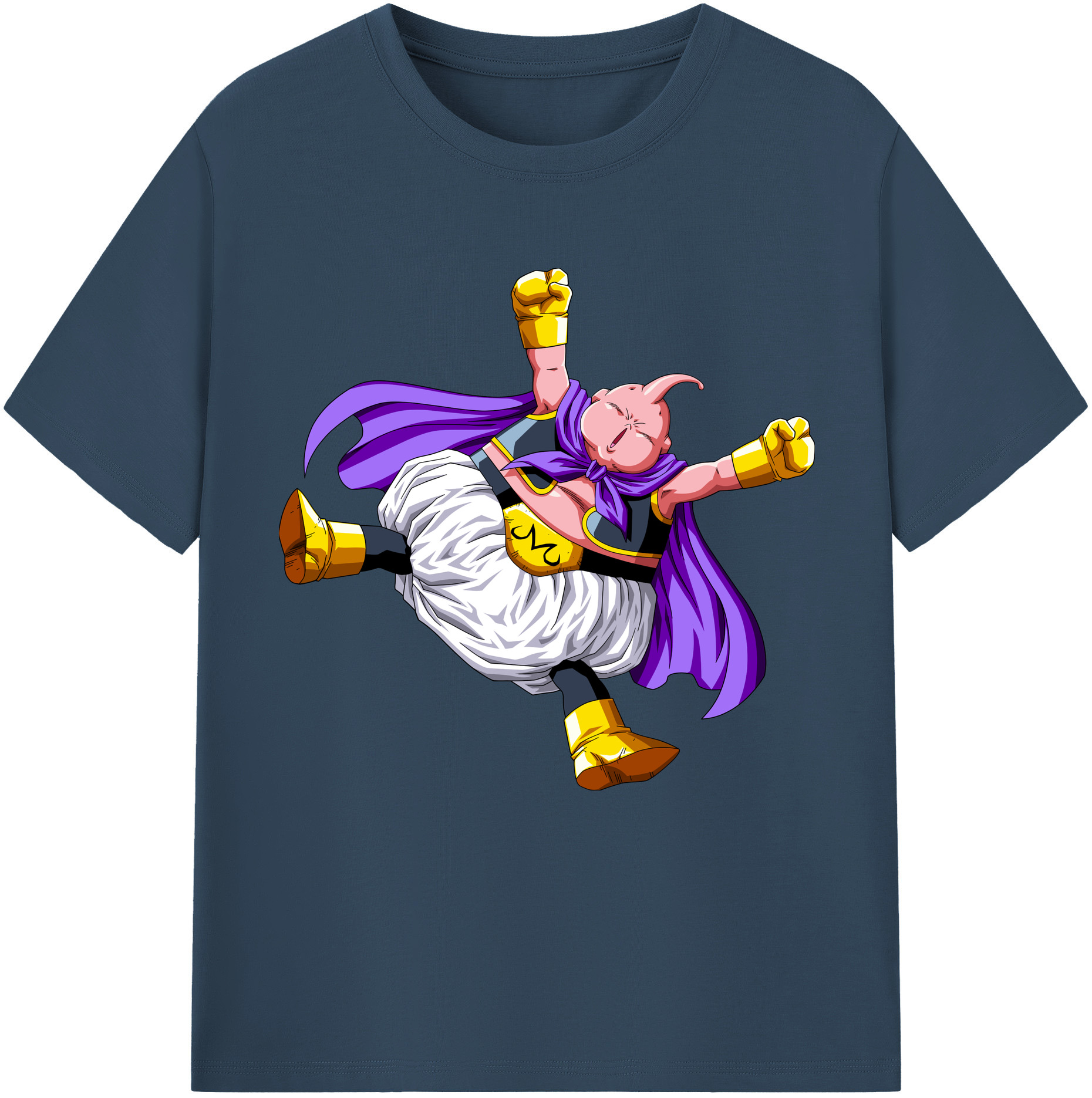 （画像用） ドラゴンボール 魔人ブウ DRAGON BALL Majin Buu レディースカジュアルプリントTシャツ（綿100％）
