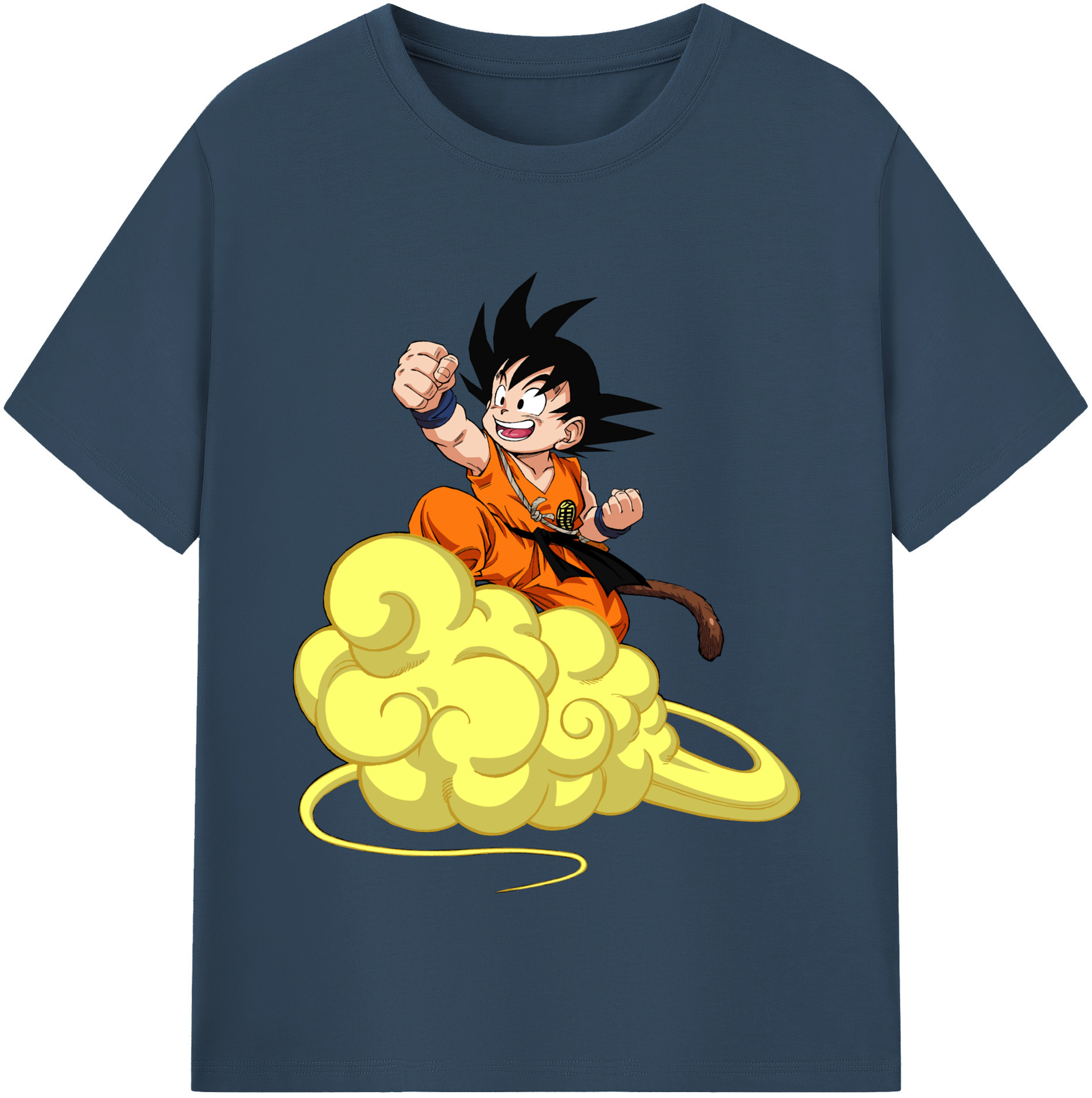 （画像用） ドラゴンボール 孫悟空（そん ごくう）Son Goku カカロット DRAGON BALL Kakarotto レディースカジュアルプリントTシャツ（綿100％）