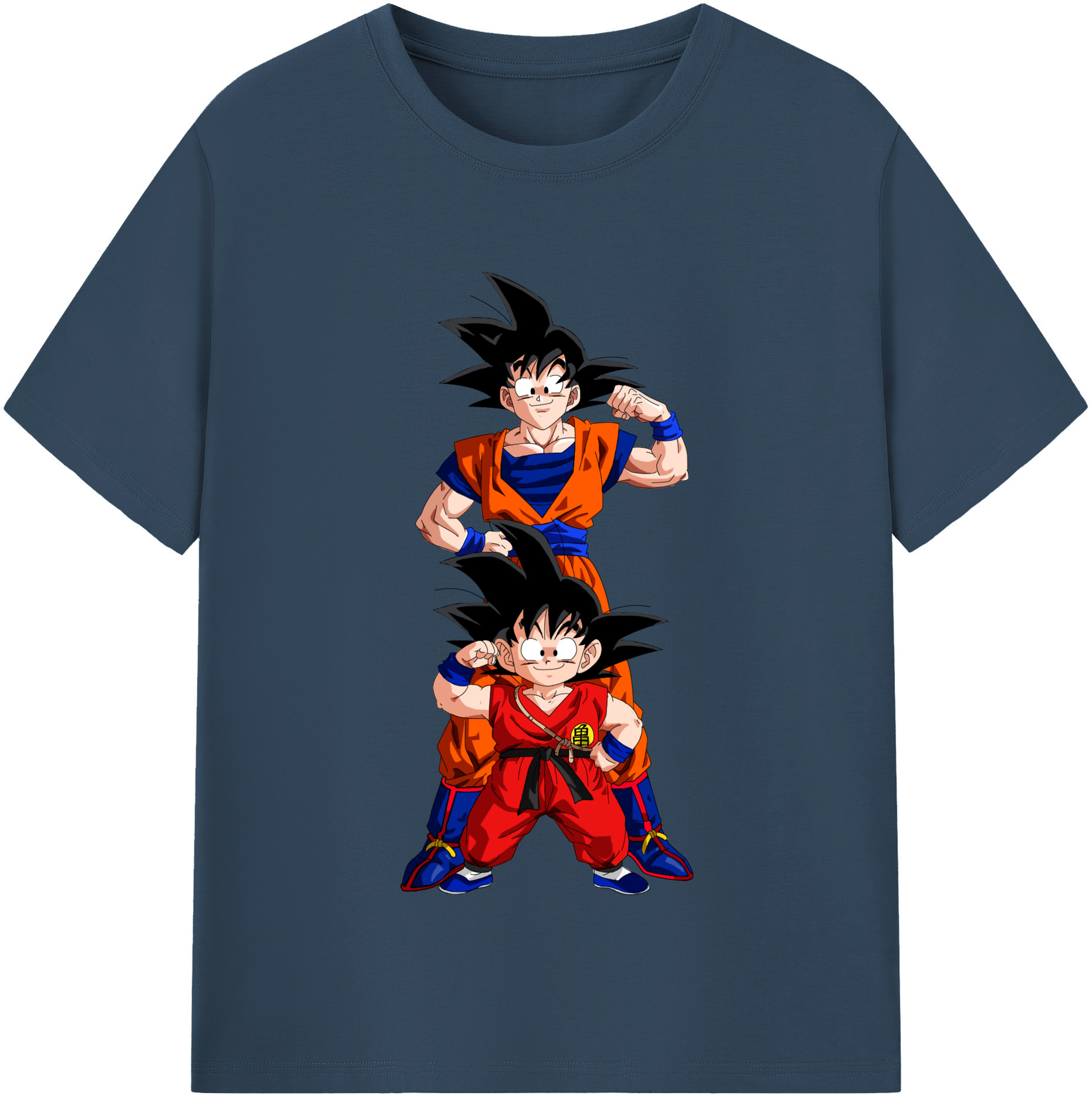 （画像用） ドラゴンボール 孫悟空（そん ごくう）Son Goku カカロット DRAGON BALL Kakarotto レディースカジュアルプリントTシャツ（綿100％）