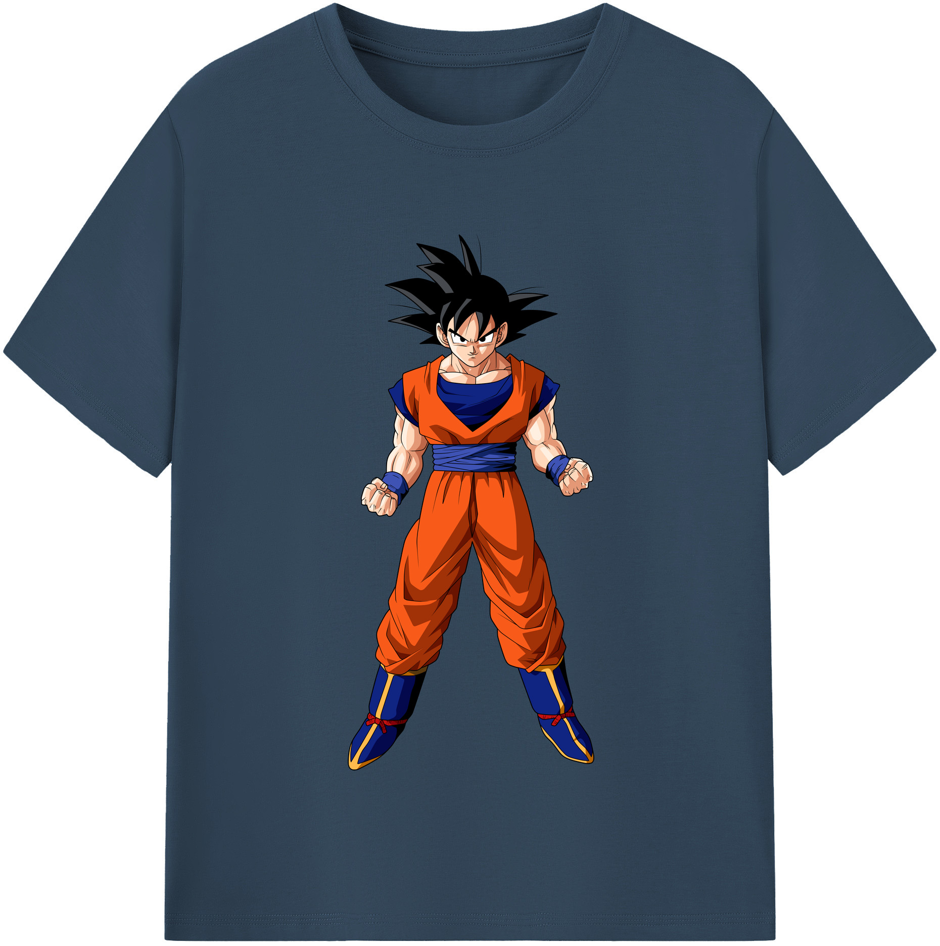 （画像用） ドラゴンボール 孫悟空（そん ごくう）Son Goku カカロット DRAGON BALL Kakarotto レディースカジュアルプリントTシャツ（綿100％）