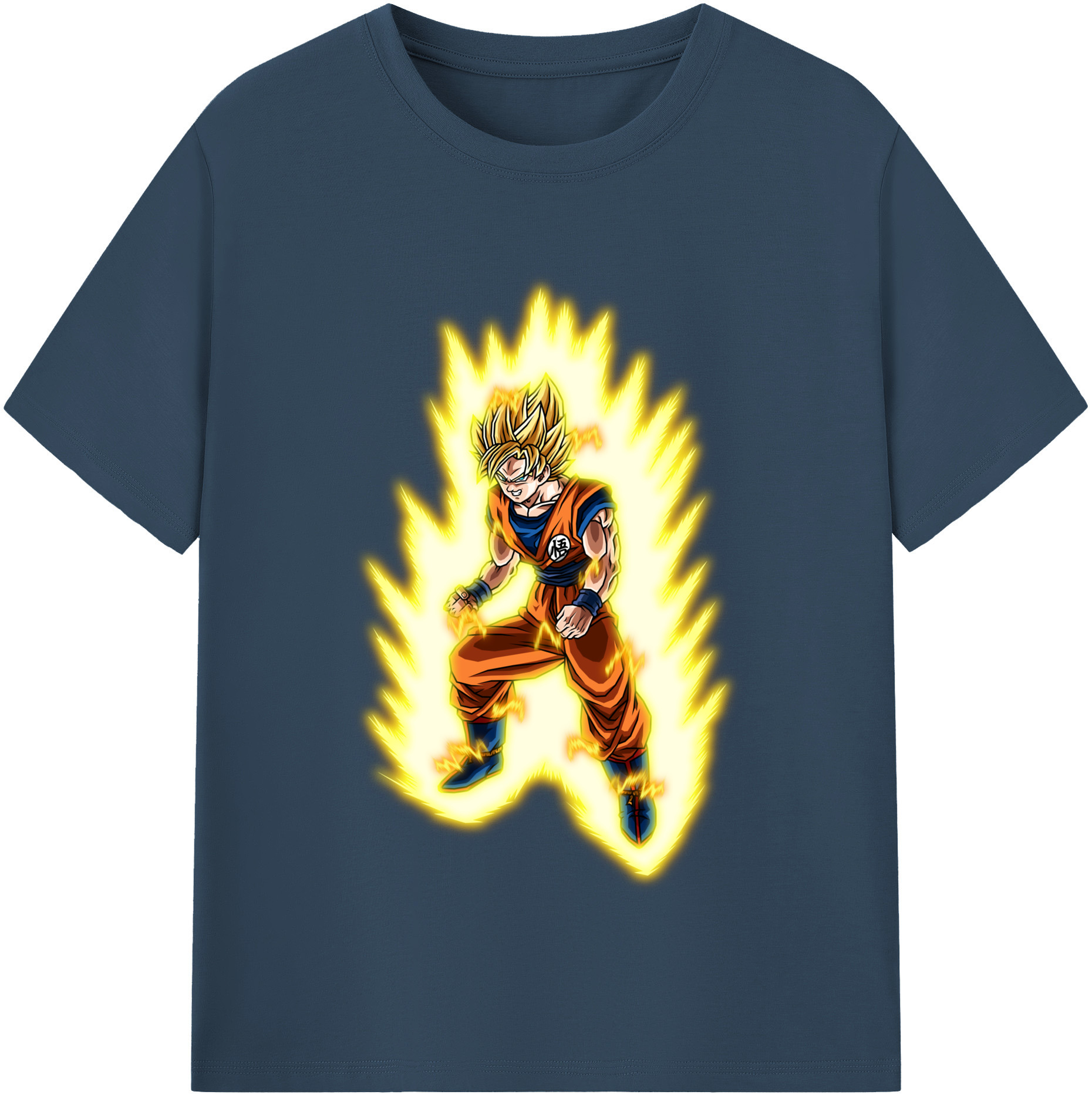 （画像用） ドラゴンボール 孫悟空（そん ごくう）Son Goku カカロット DRAGON BALL Kakarotto レディースカジュアルプリントTシャツ（綿100％）