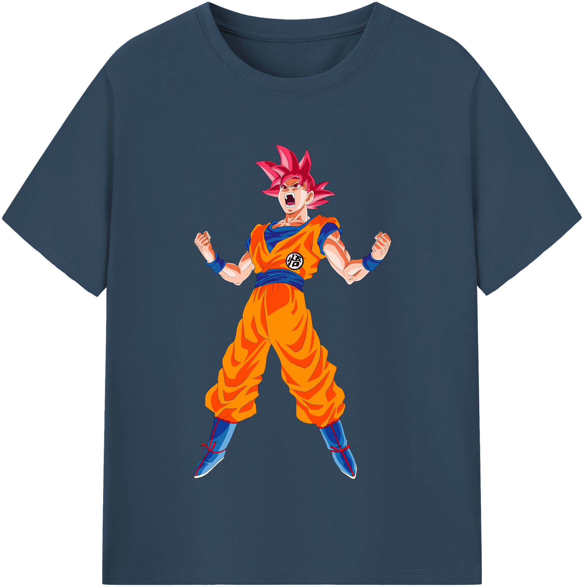 （画像用） ドラゴンボール 孫悟空（そん ごくう）Son Goku カカロット DRAGON BALL Kakarotto レディースカジュアルプリントTシャツ（綿100％）