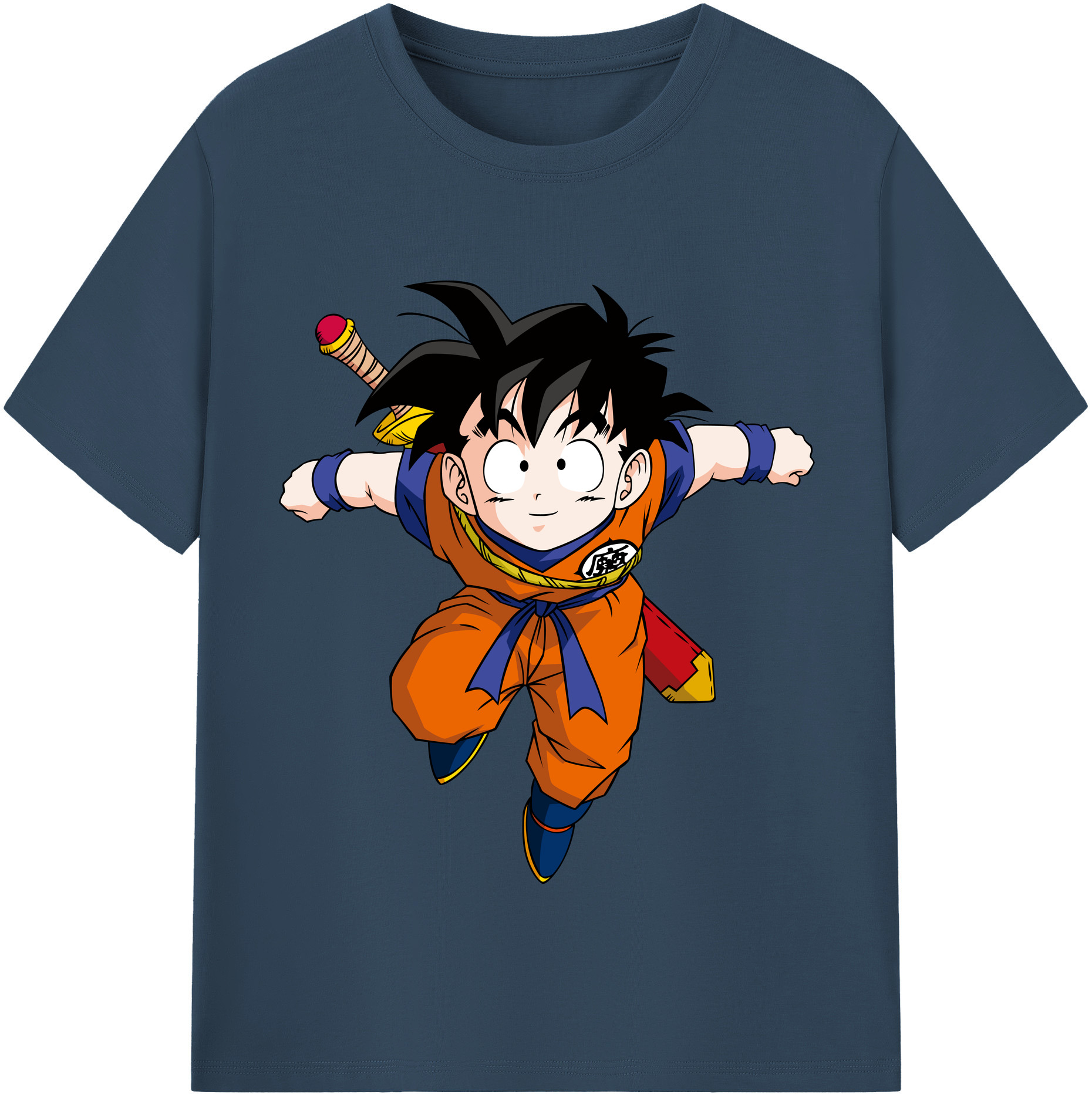 （画像用） ドラゴンボール 孫悟空（そん ごくう）Son Goku カカロット DRAGON BALL Kakarotto レディースカジュアルプリントTシャツ（綿100％）