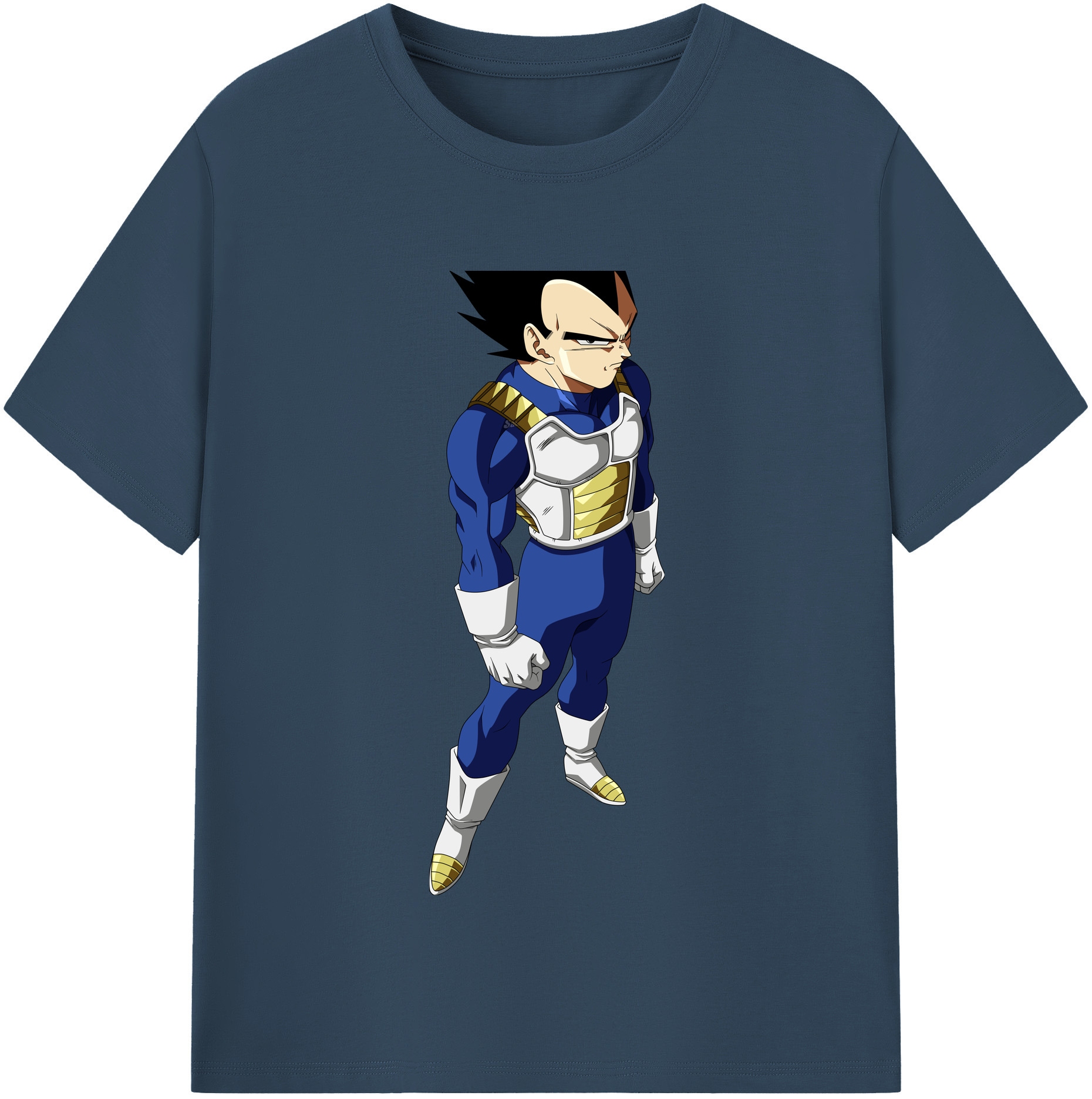 （画像用） ドラゴンボール ベジータ四世（Bejīta Yonsei）DRAGON BALL Vegeta IV レディースカジュアルプリントTシャツ（綿100％）