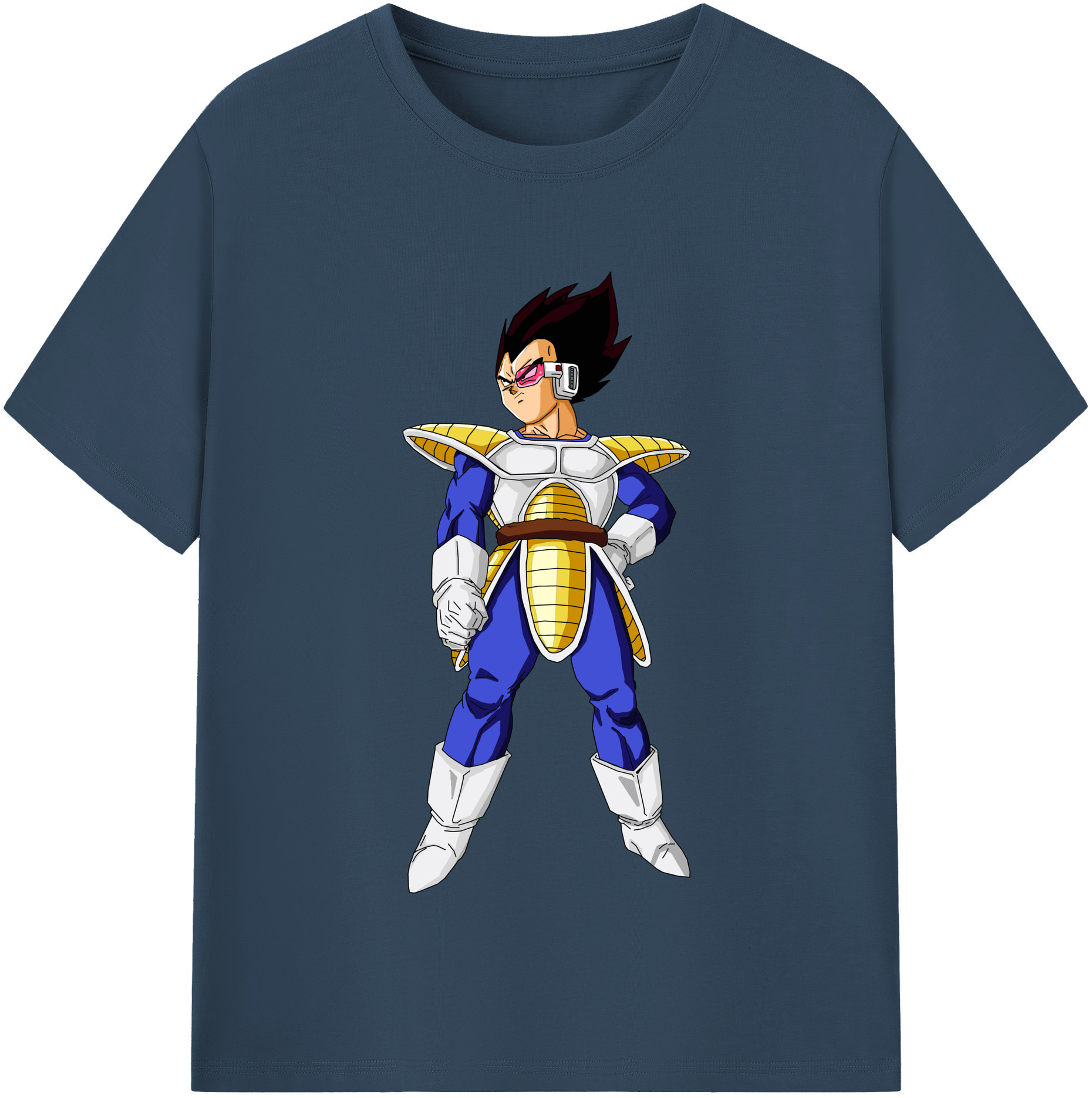 （画像用） ドラゴンボール ベジータ四世（Bejīta Yonsei）DRAGON BALL Vegeta IV レディースカジュアルプリントTシャツ（綿100％）