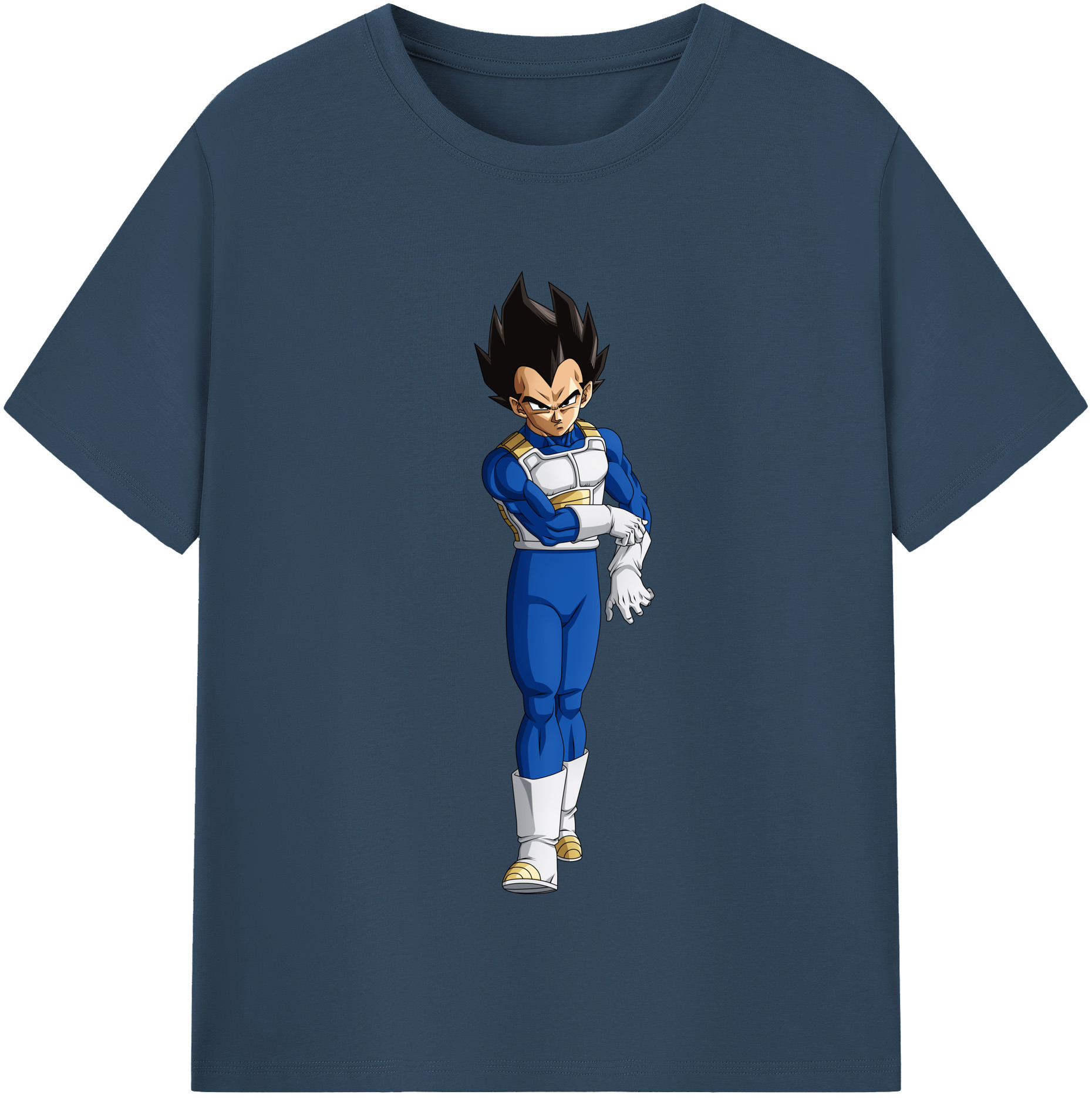 （画像用） ドラゴンボール ベジータ四世（Bejīta Yonsei）DRAGON BALL Vegeta IV レディースカジュアルプリントTシャツ（綿100％）