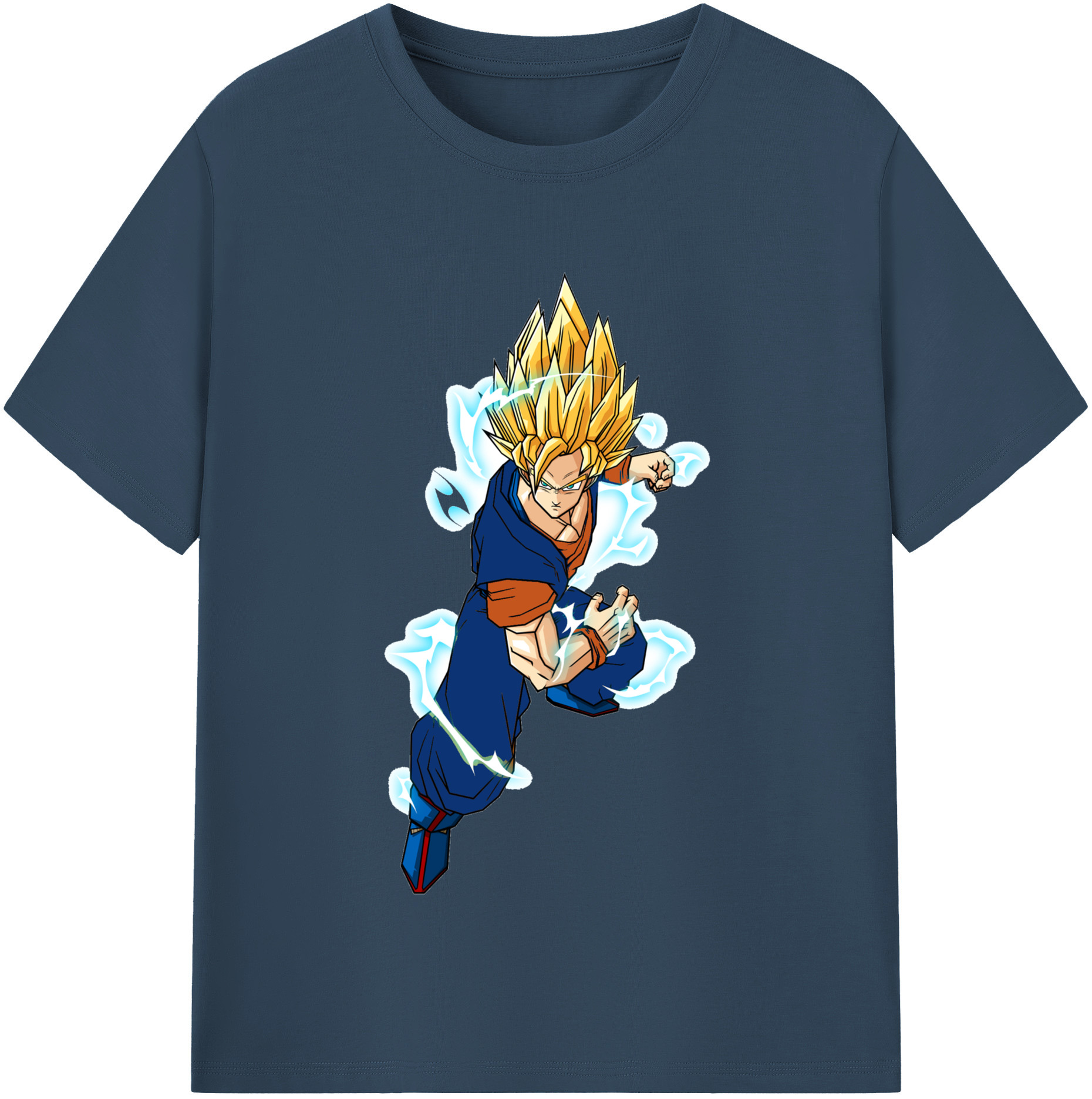 （画像用） ドラゴンボール 孫 悟飯（そんごはん）DRAGON BALL Son Gohan レディースカジュアルプリントTシャツ（綿100％）