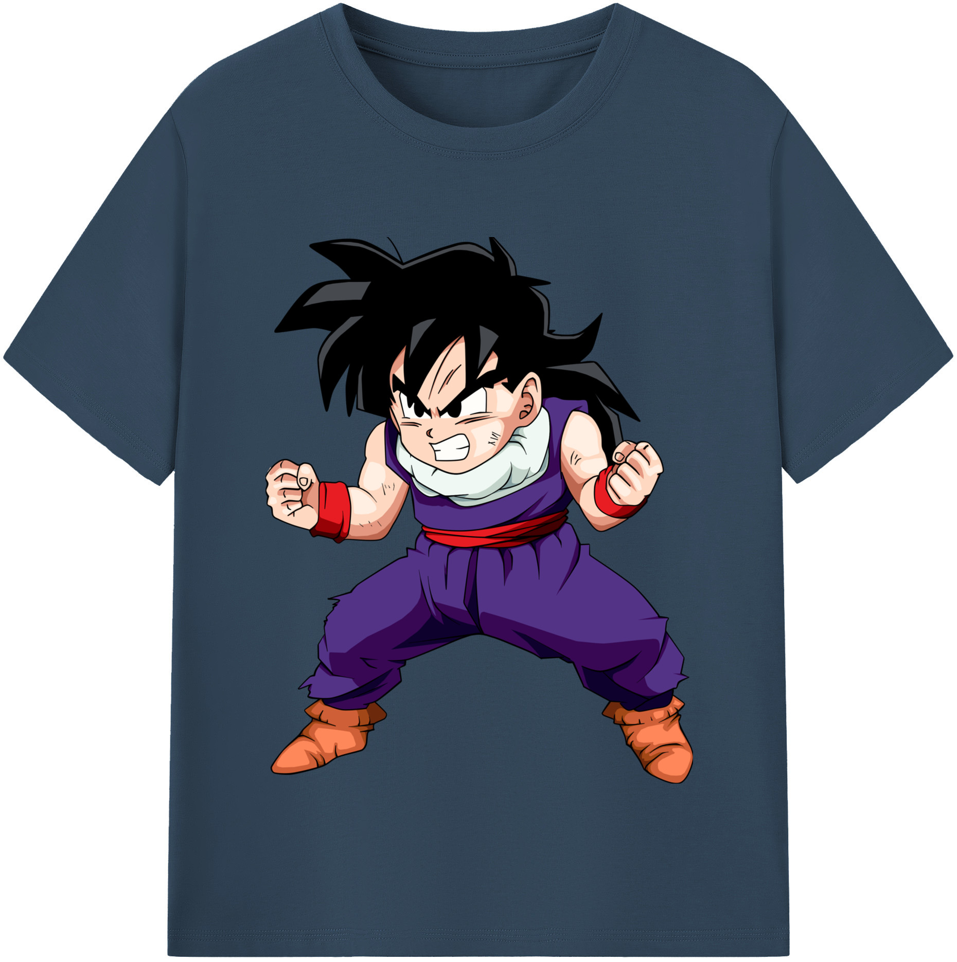 （画像用） ドラゴンボール 孫 悟飯（そんごはん）DRAGON BALL Son Gohan レディースカジュアルプリントTシャツ（綿100％）