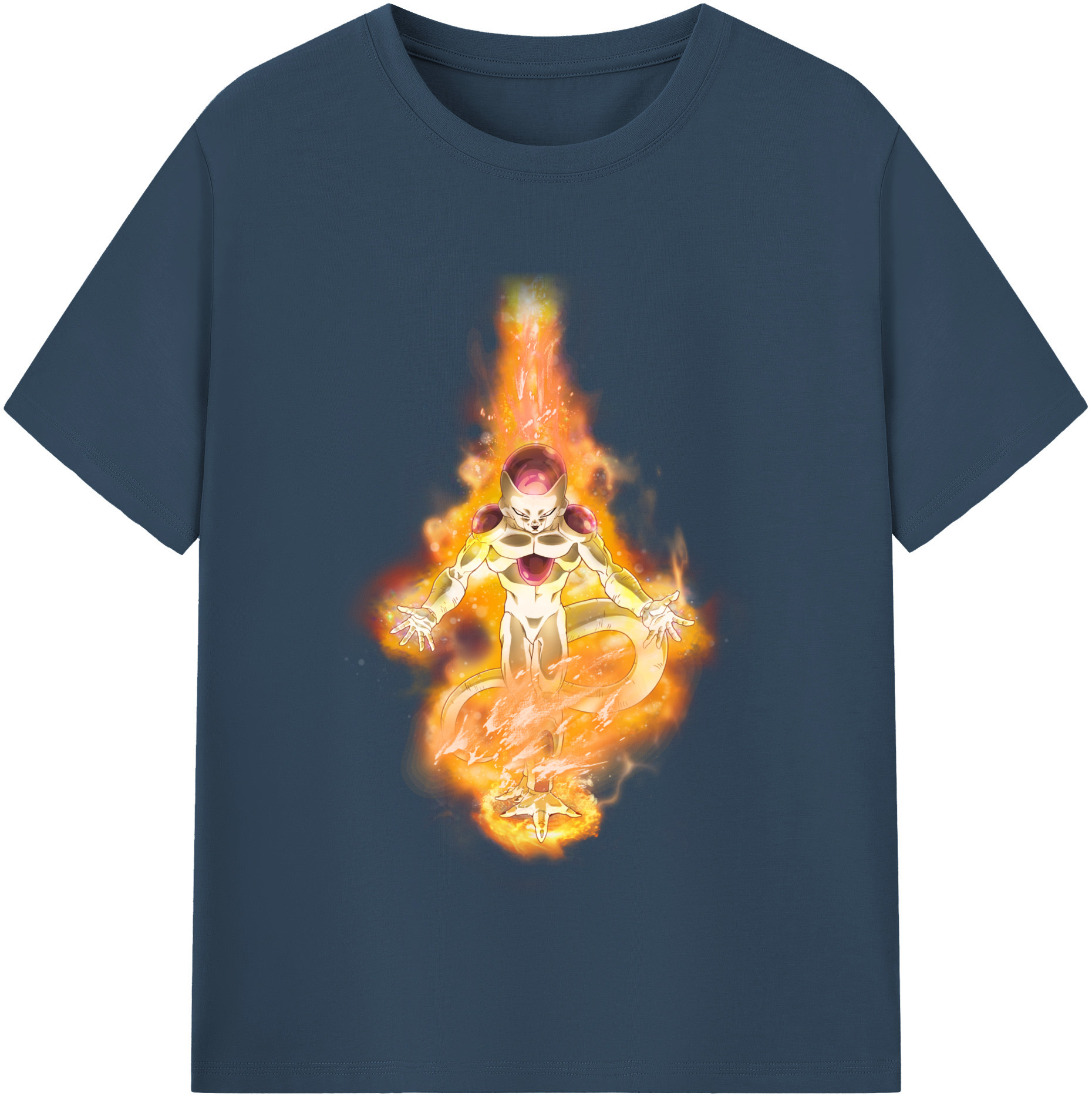 （画像用） ドラゴンボール フリーザ DRAGON BALL Frieza レディースカジュアルプリントTシャツ（綿100％）