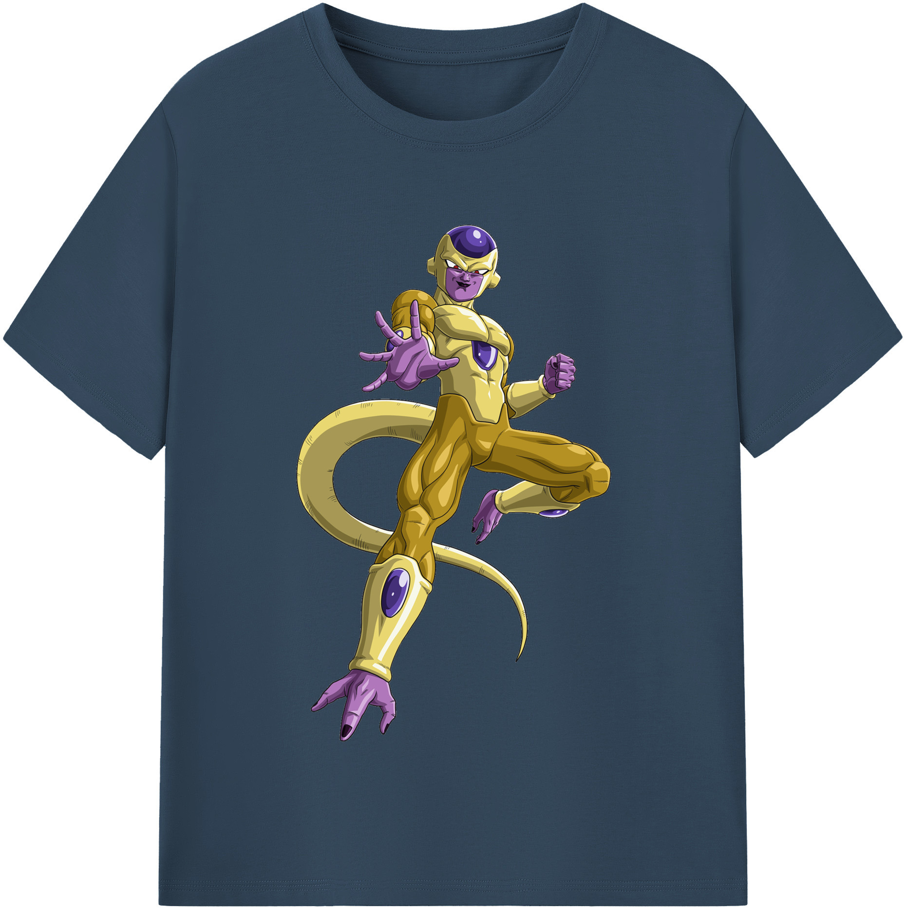 （画像用） ドラゴンボール フリーザ DRAGON BALL Frieza レディースカジュアルプリントTシャツ（綿100％）