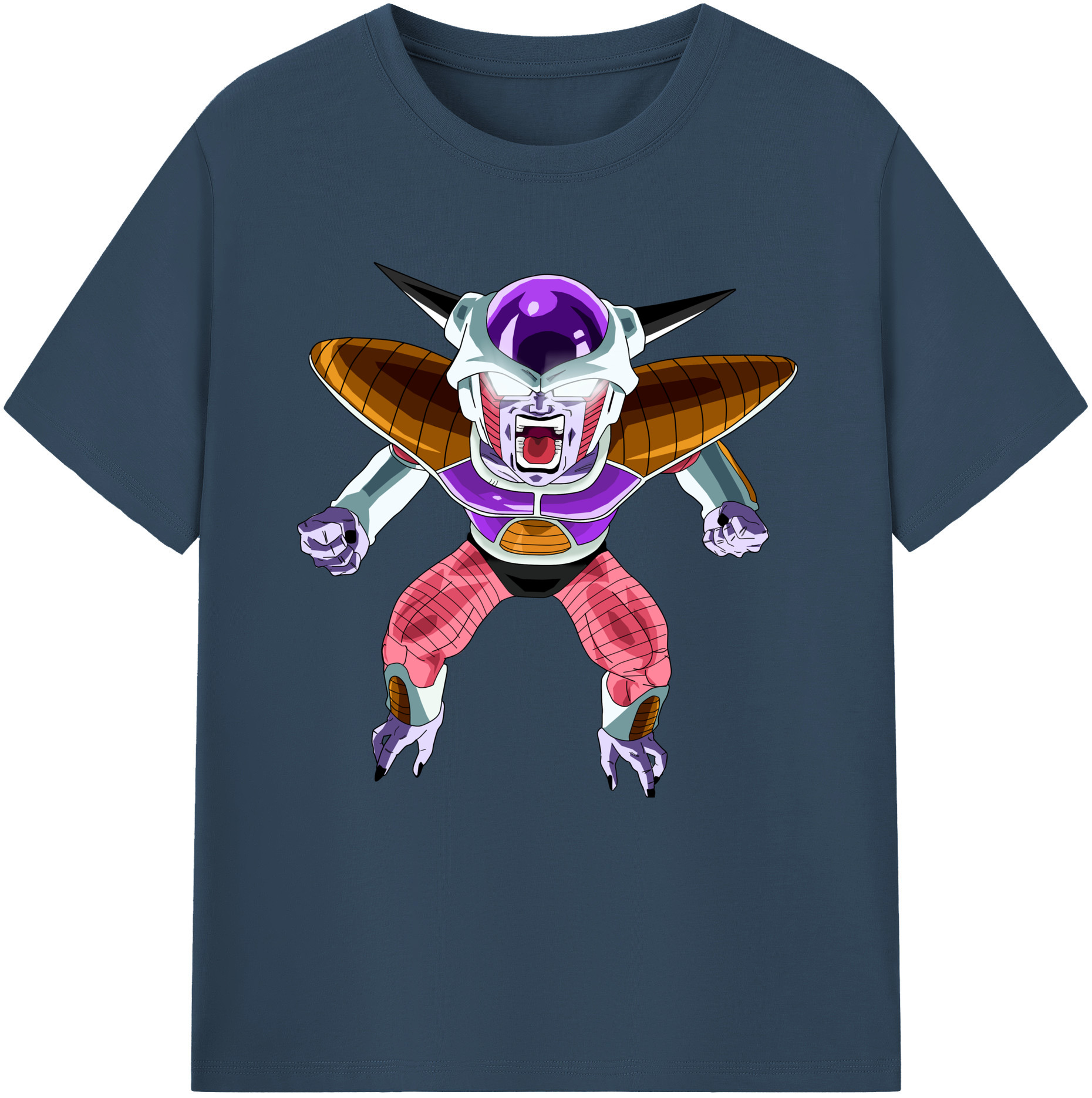 （画像用） ドラゴンボール フリーザ DRAGON BALL Frieza レディースカジュアルプリントTシャツ（綿100％）