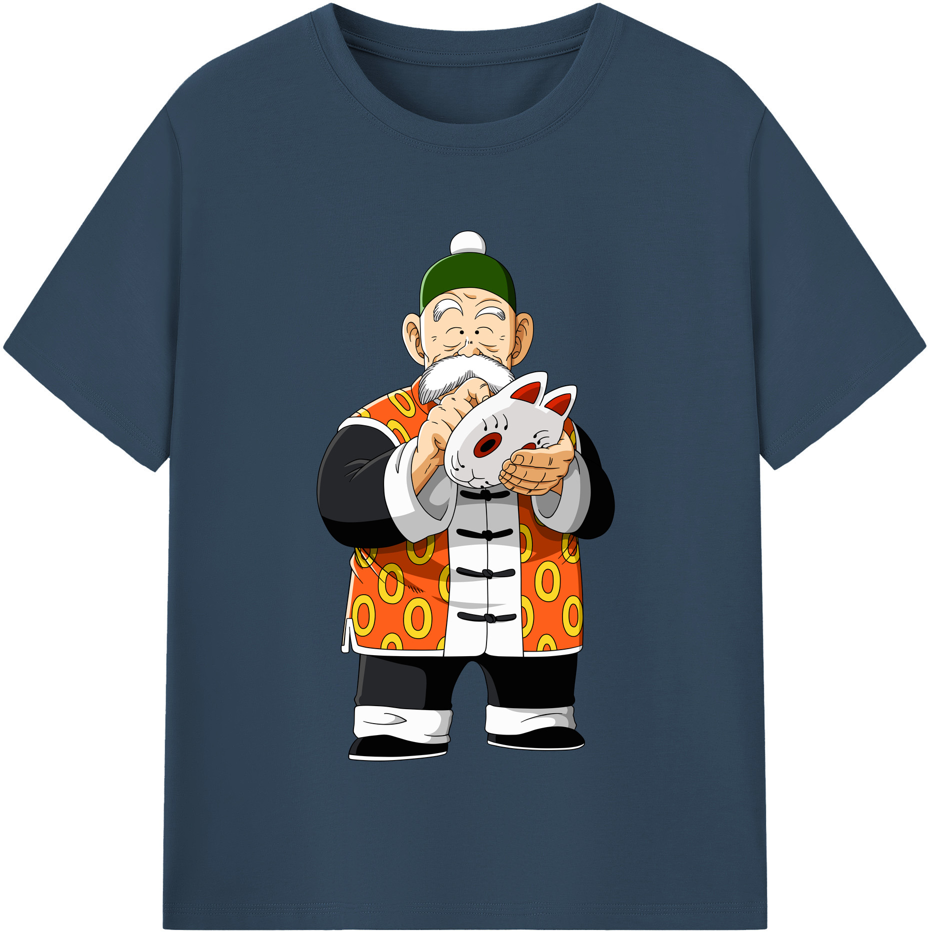 （画像用） ドラゴンボール 亀仙人（かめせんにん） DRAGON BALL Master Roshi Kame Sennin レディースカジュアルプリントTシャツ（綿100％）
