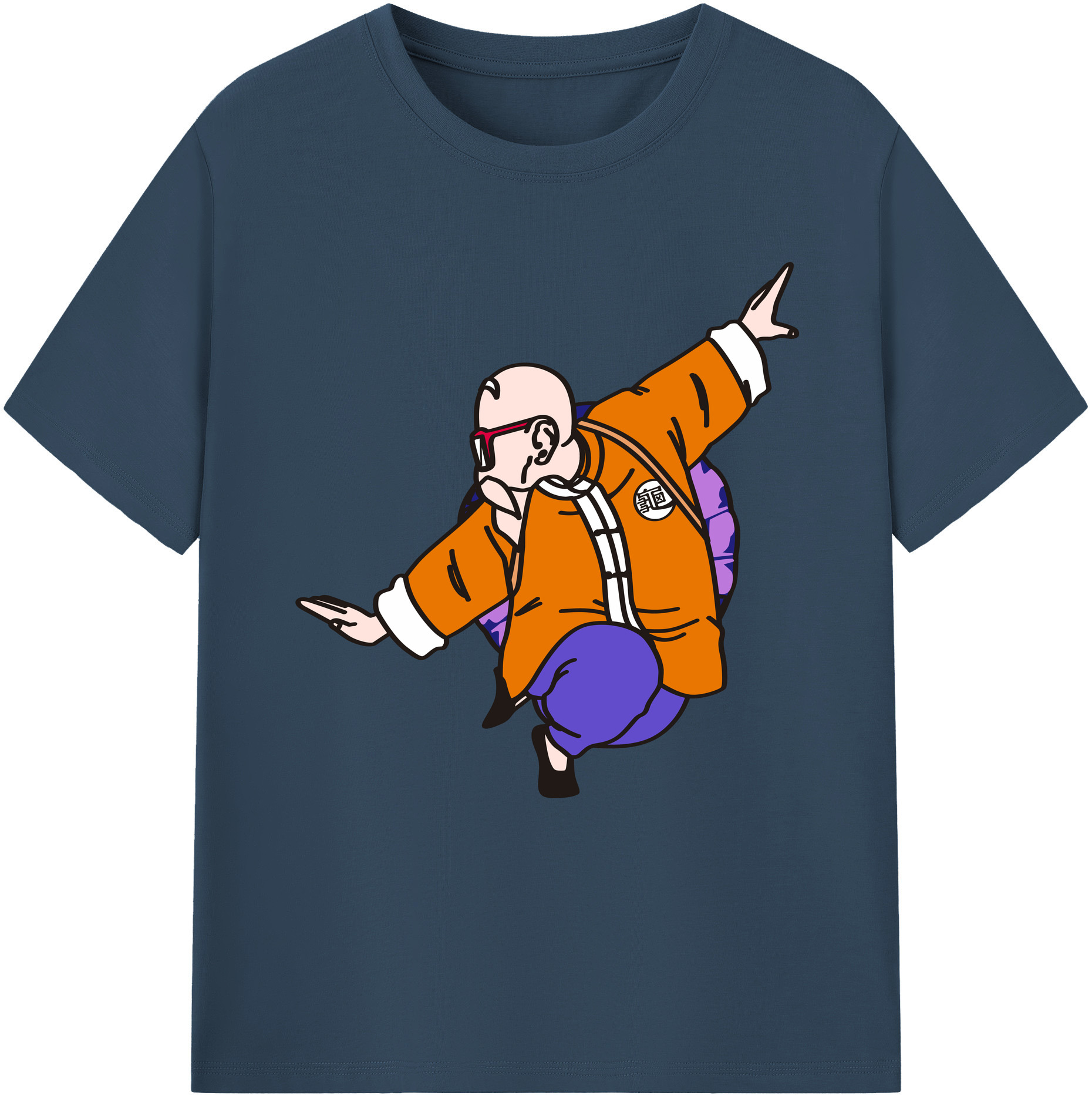 （画像用） ドラゴンボール 亀仙人（かめせんにん） DRAGON BALL Master Roshi Kame Sennin レディースカジュアルプリントTシャツ（綿100％）