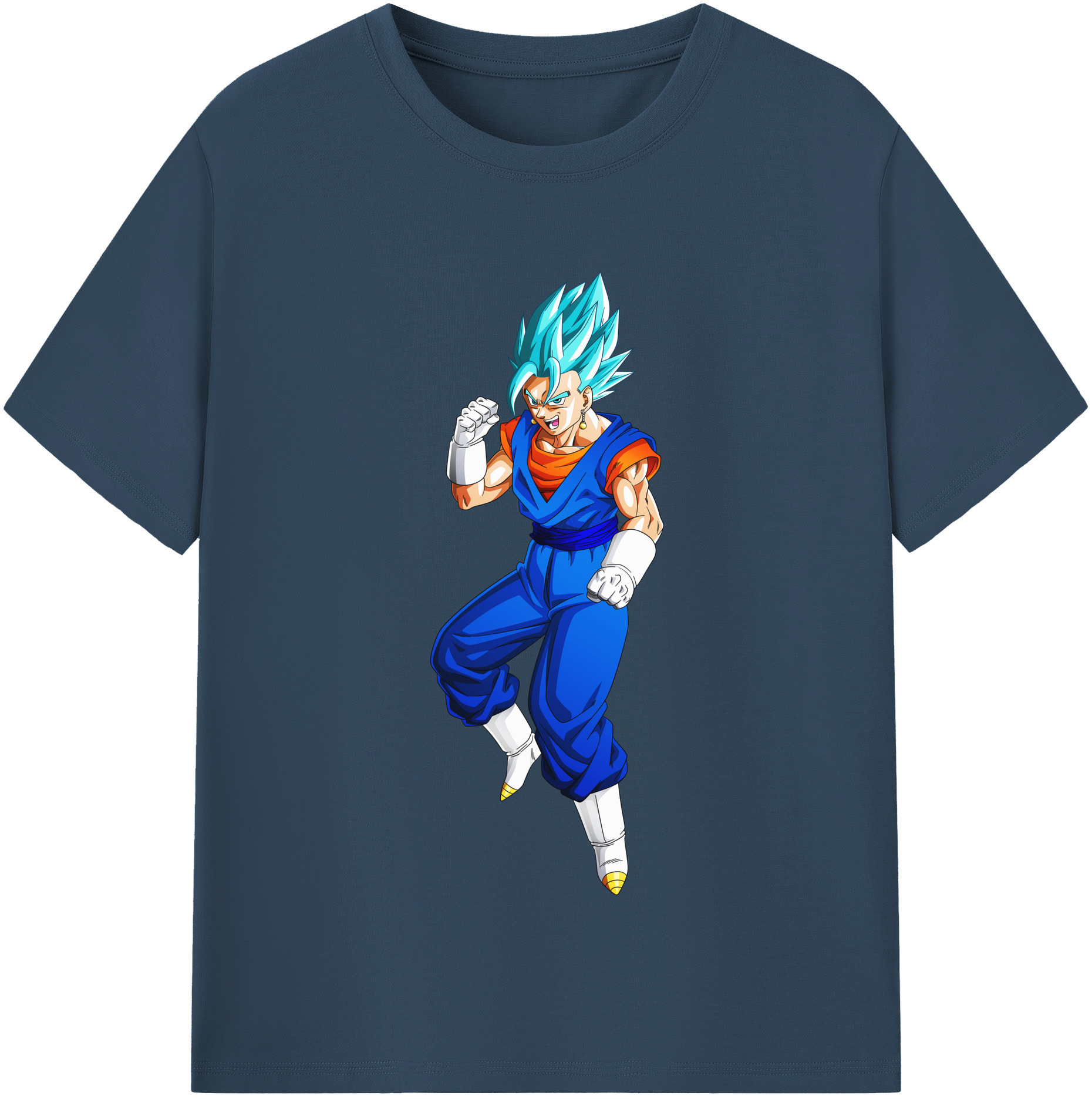（画像用） ドラゴンボール ベジット DRAGON BALL Vegetto レディースカジュアルプリントTシャツ（綿100％）