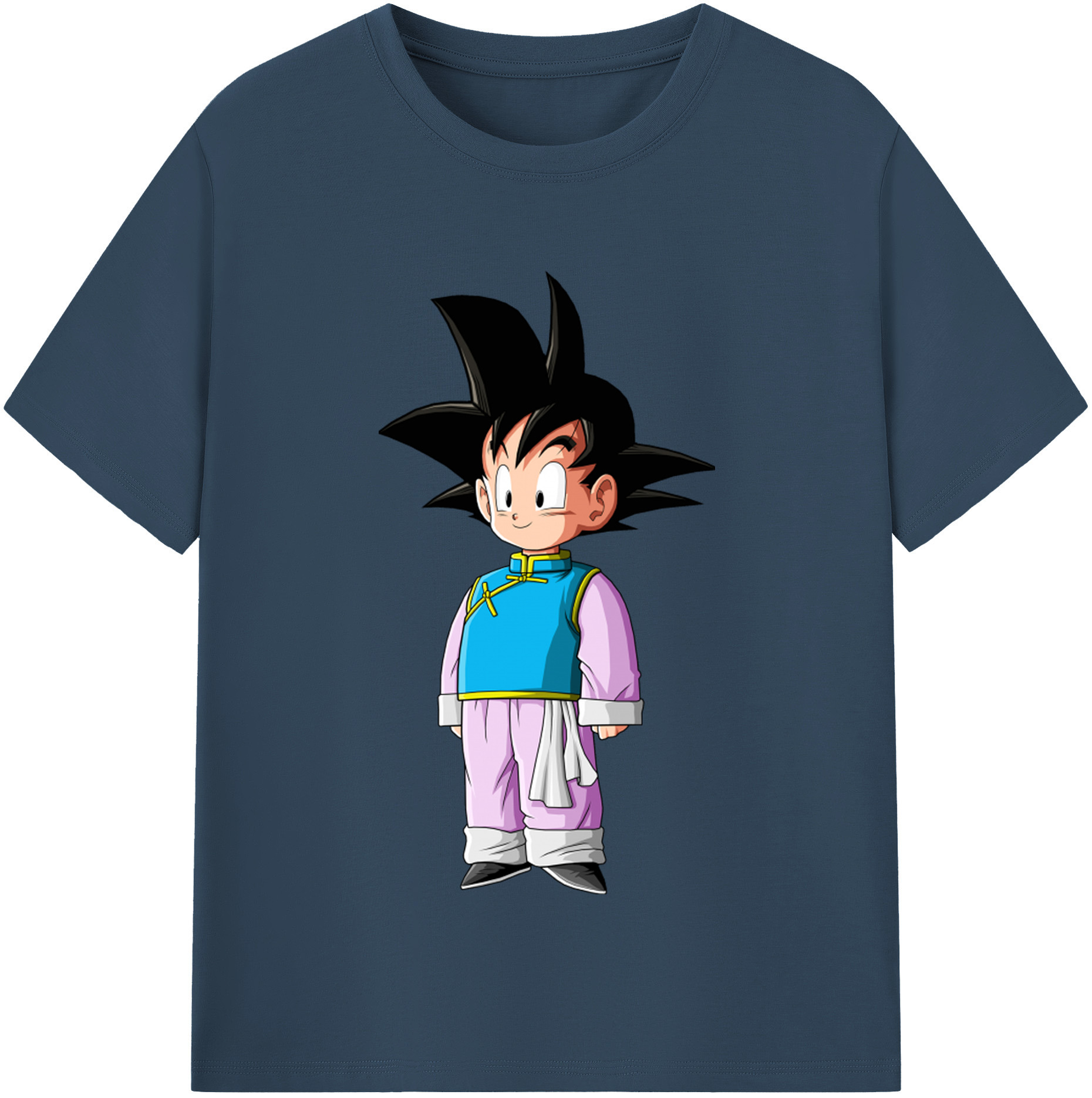 （画像用） ドラゴンボール 孫悟空（そん ごくう）Son Goku カカロット DRAGON BALL Kakarotto レディースカジュアルプリントTシャツ（綿100％）