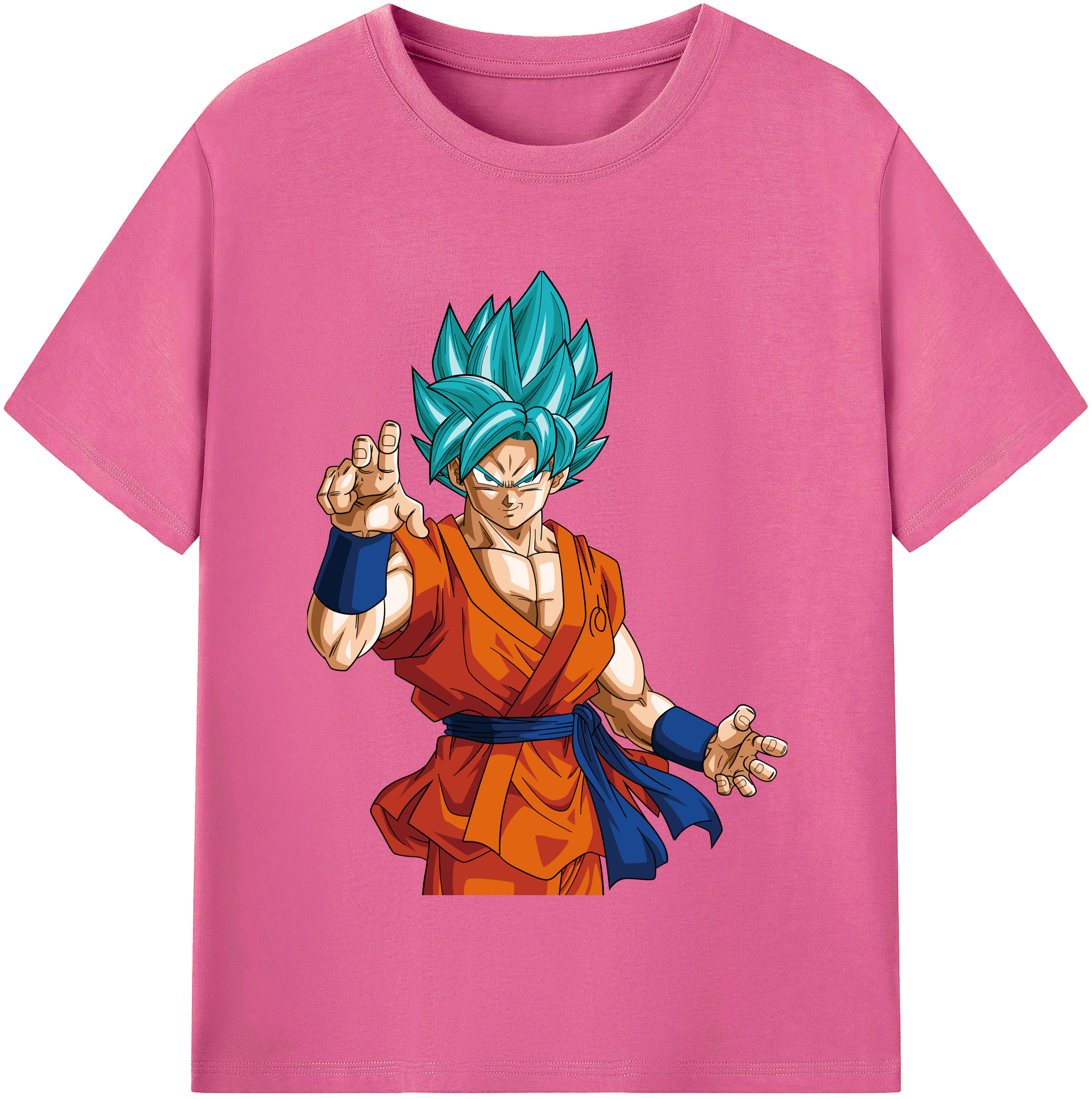 （画像用） ドラゴンボール 孫悟空（そん ごくう）Son Goku カカロット DRAGON BALL Kakarotto レディースカジュアルプリントTシャツ（綿100％）