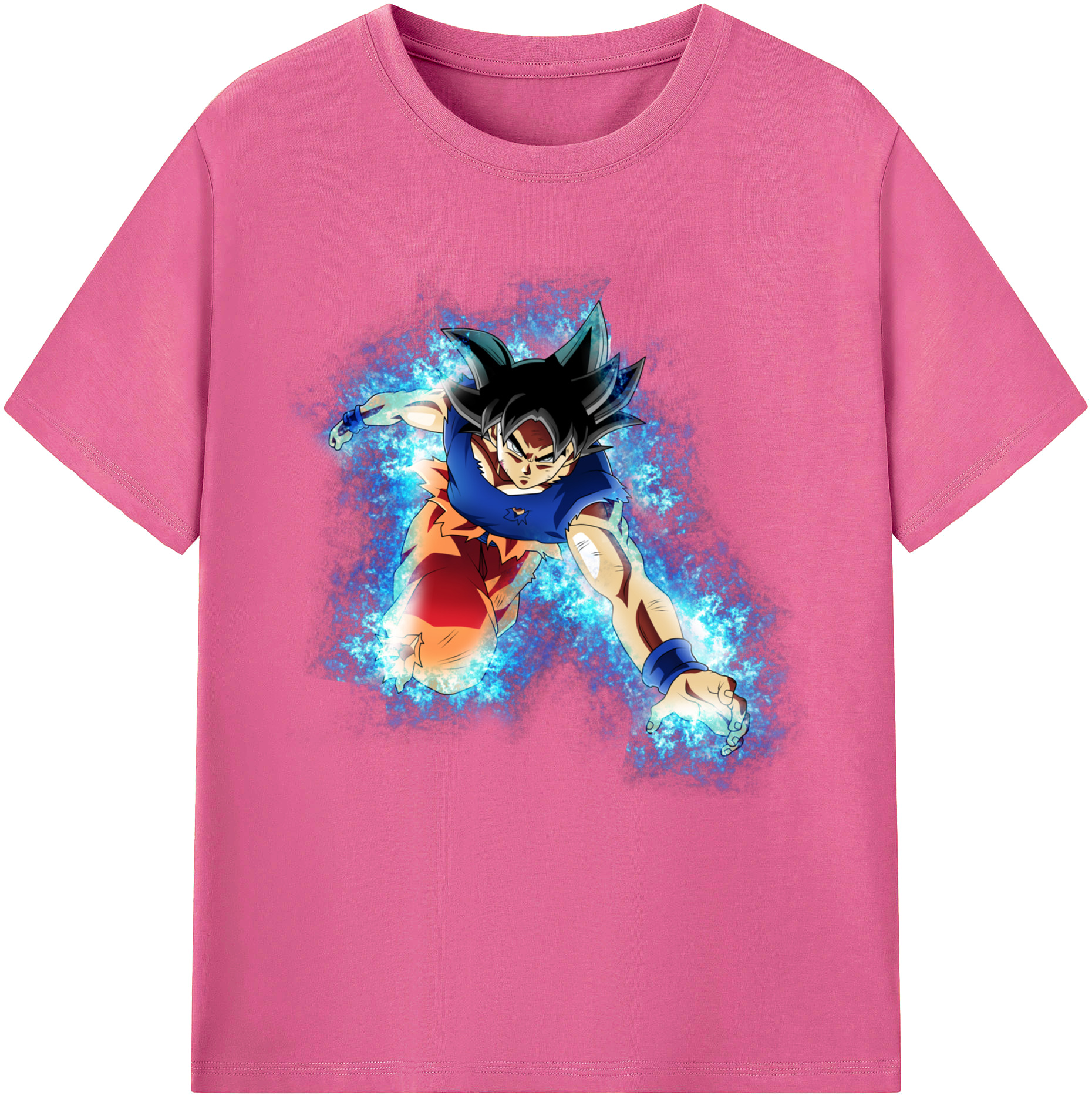 （画像用） ドラゴンボール 孫悟空（そん ごくう）Son Goku カカロット DRAGON BALL Kakarotto レディースカジュアルプリントTシャツ（綿100％）