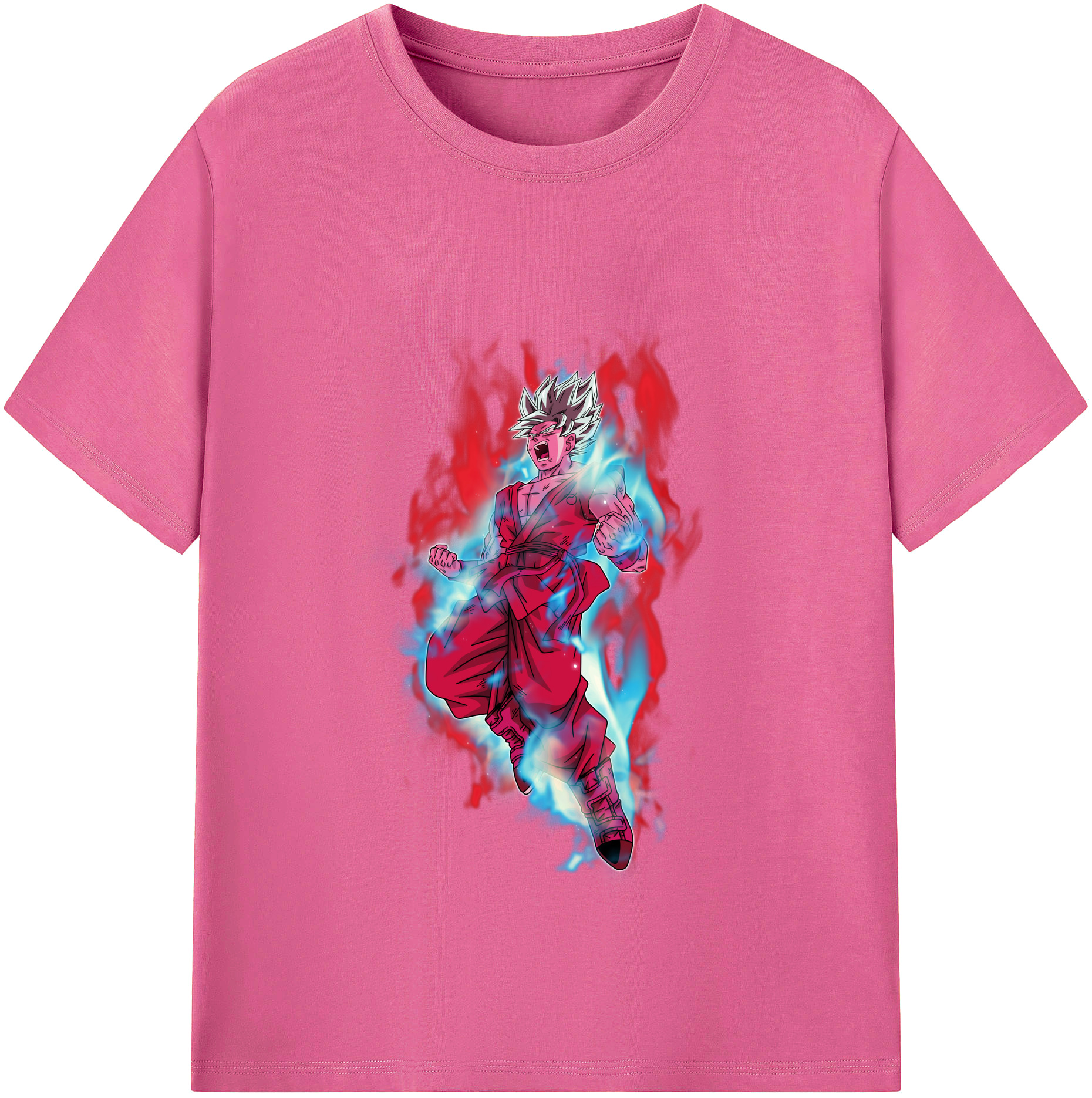 （画像用） ドラゴンボール 孫悟空（そん ごくう）Son Goku カカロット DRAGON BALL Kakarotto レディースカジュアルプリントTシャツ（綿100％）