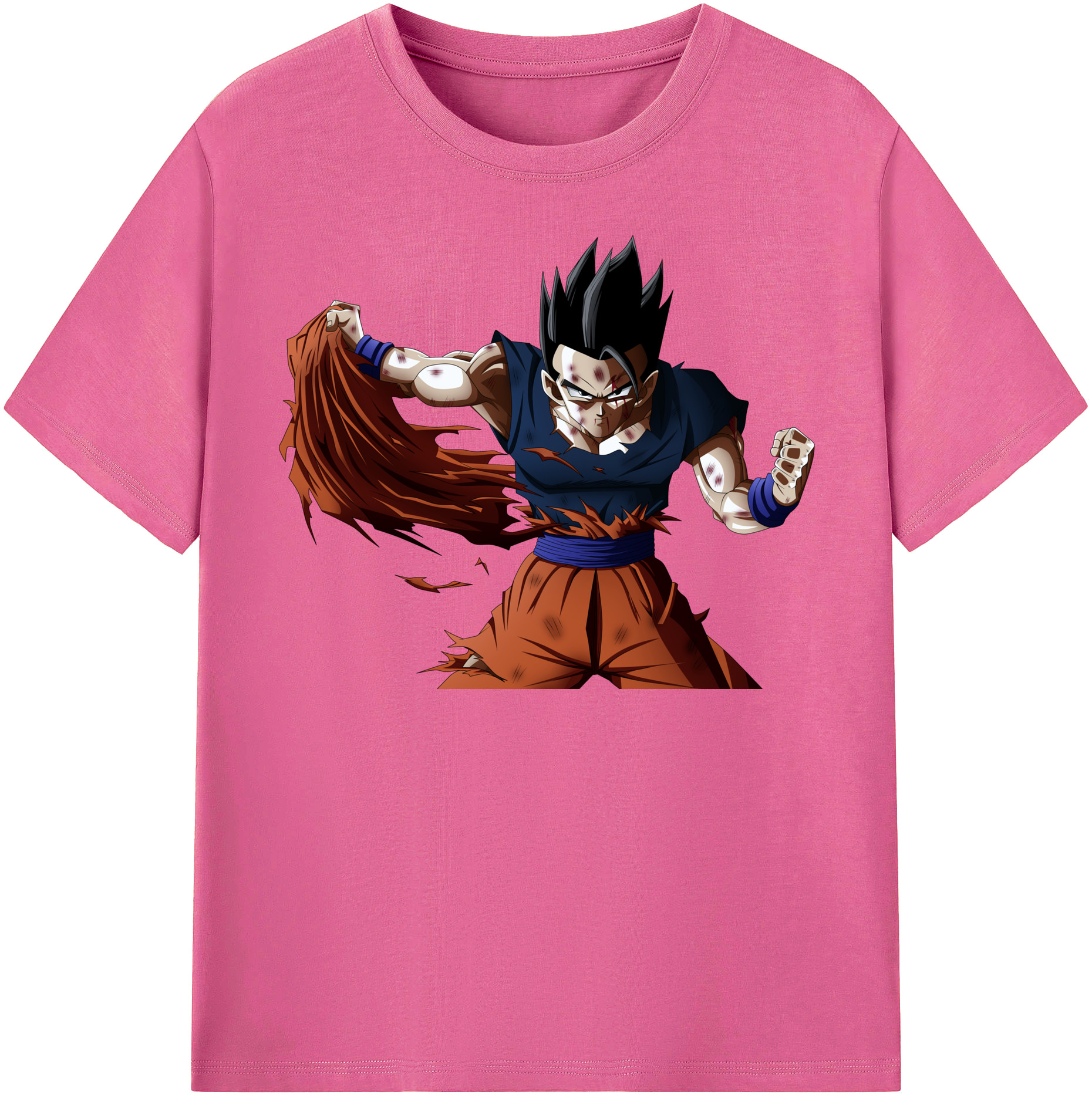 （画像用） ドラゴンボール ベジータ四世（Bejīta Yonsei）DRAGON BALL Vegeta IV レディースカジュアルプリントTシャツ（綿100％）
