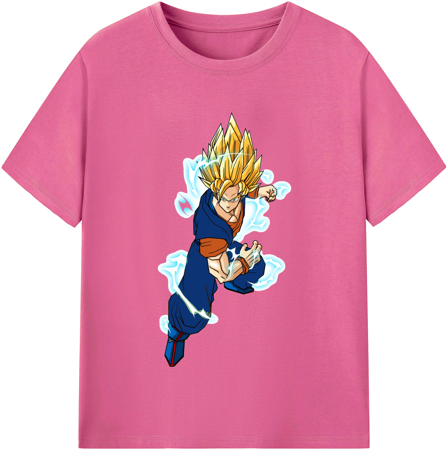 （画像用） ドラゴンボール 孫 悟飯（そんごはん）DRAGON BALL Son Gohan レディースカジュアルプリントTシャツ（綿100％）