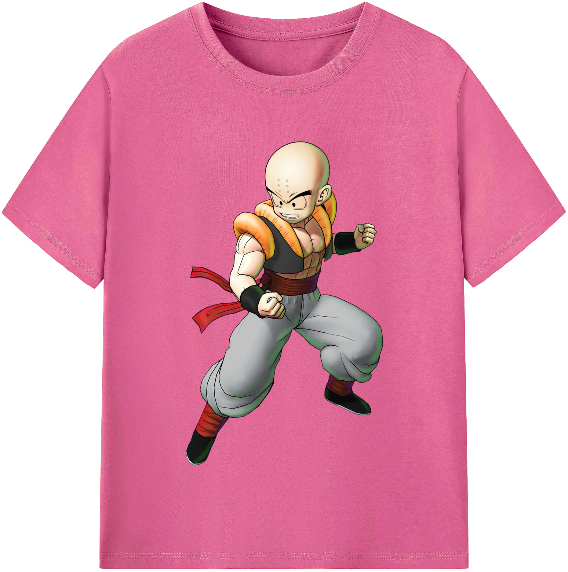 （画像用） ドラゴンボール クリリン DRAGON BALL krillin レディースカジュアルプリントTシャツ（綿100％）