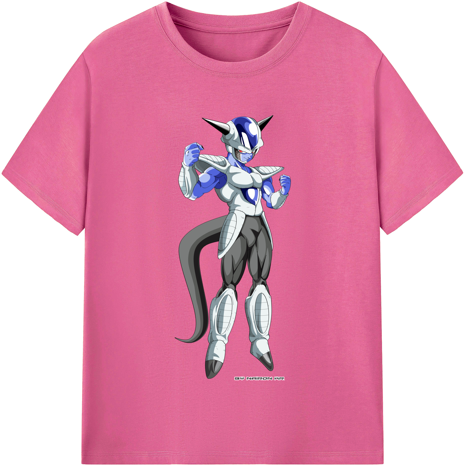 （画像用） ドラゴンボール フリーザ DRAGON BALL Frieza レディースカジュアルプリントTシャツ（綿100％）