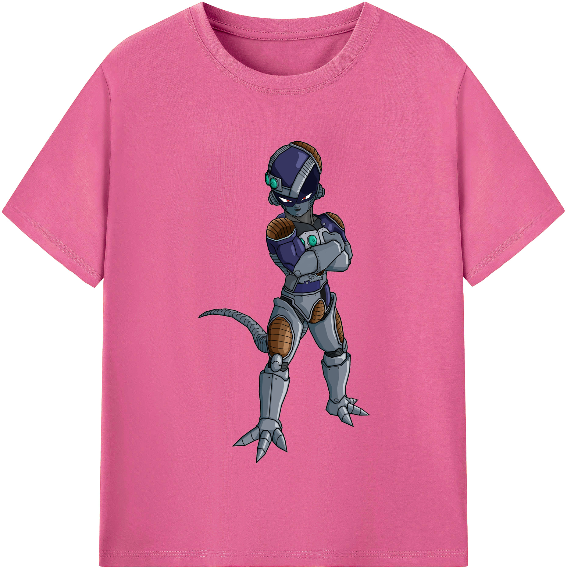 （画像用） ドラゴンボール フリーザ DRAGON BALL Frieza レディースカジュアルプリントTシャツ（綿100％）
