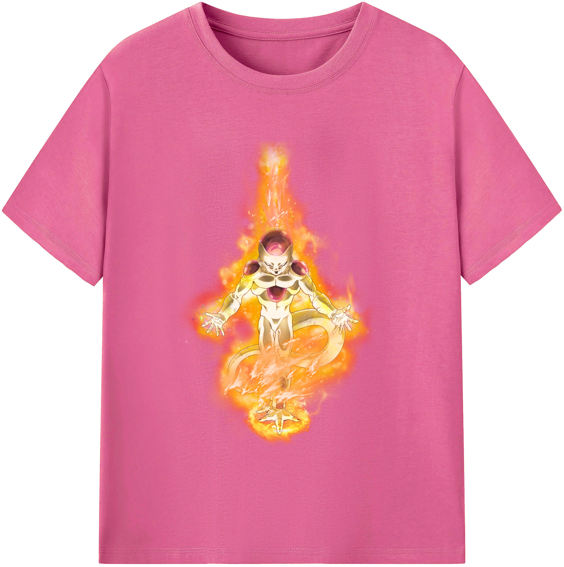 （画像用） ドラゴンボール フリーザ DRAGON BALL Frieza レディースカジュアルプリントTシャツ（綿100％）