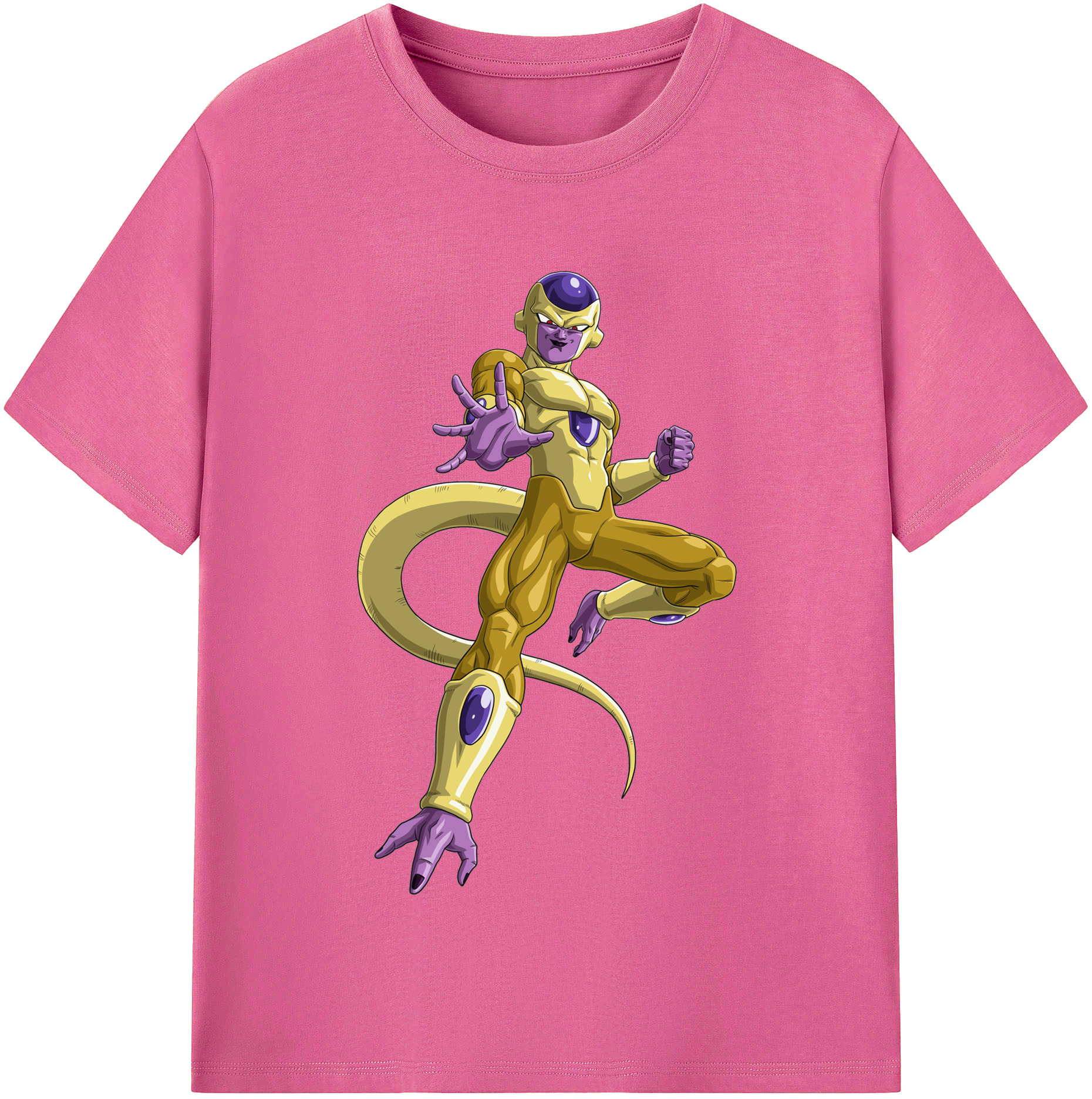 （画像用） ドラゴンボール フリーザ DRAGON BALL Frieza レディースカジュアルプリントTシャツ（綿100％）