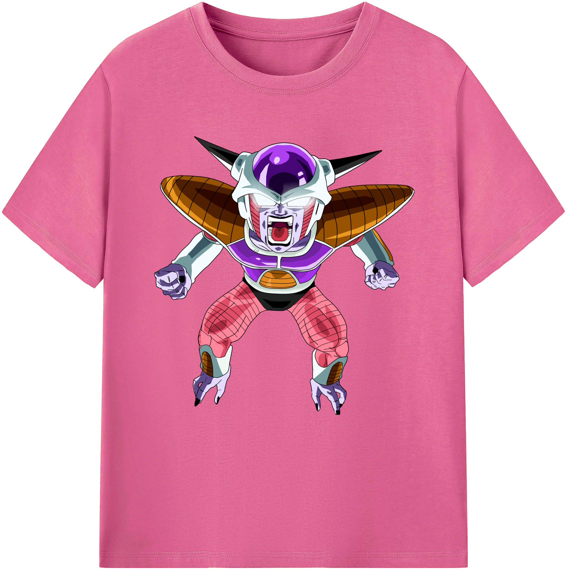 （画像用） ドラゴンボール フリーザ DRAGON BALL Frieza レディースカジュアルプリントTシャツ（綿100％）