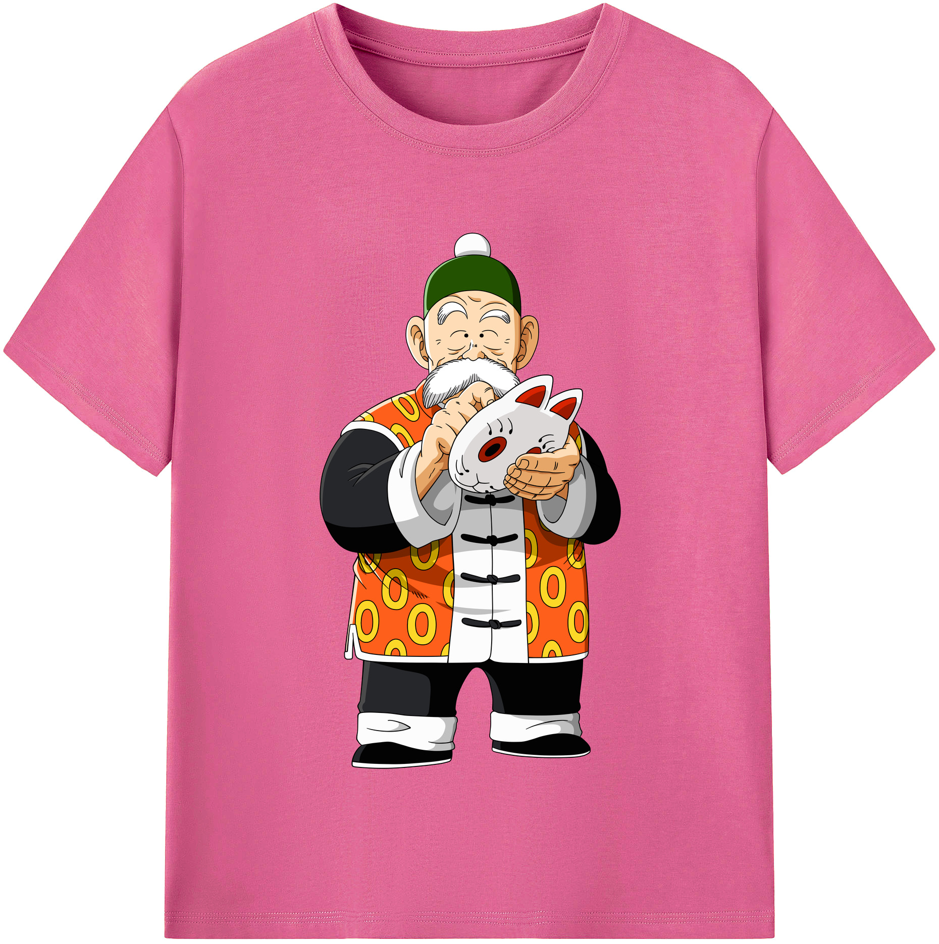 （画像用） ドラゴンボール 亀仙人（かめせんにん） DRAGON BALL Master Roshi Kame Sennin レディースカジュアルプリントTシャツ（綿100％）