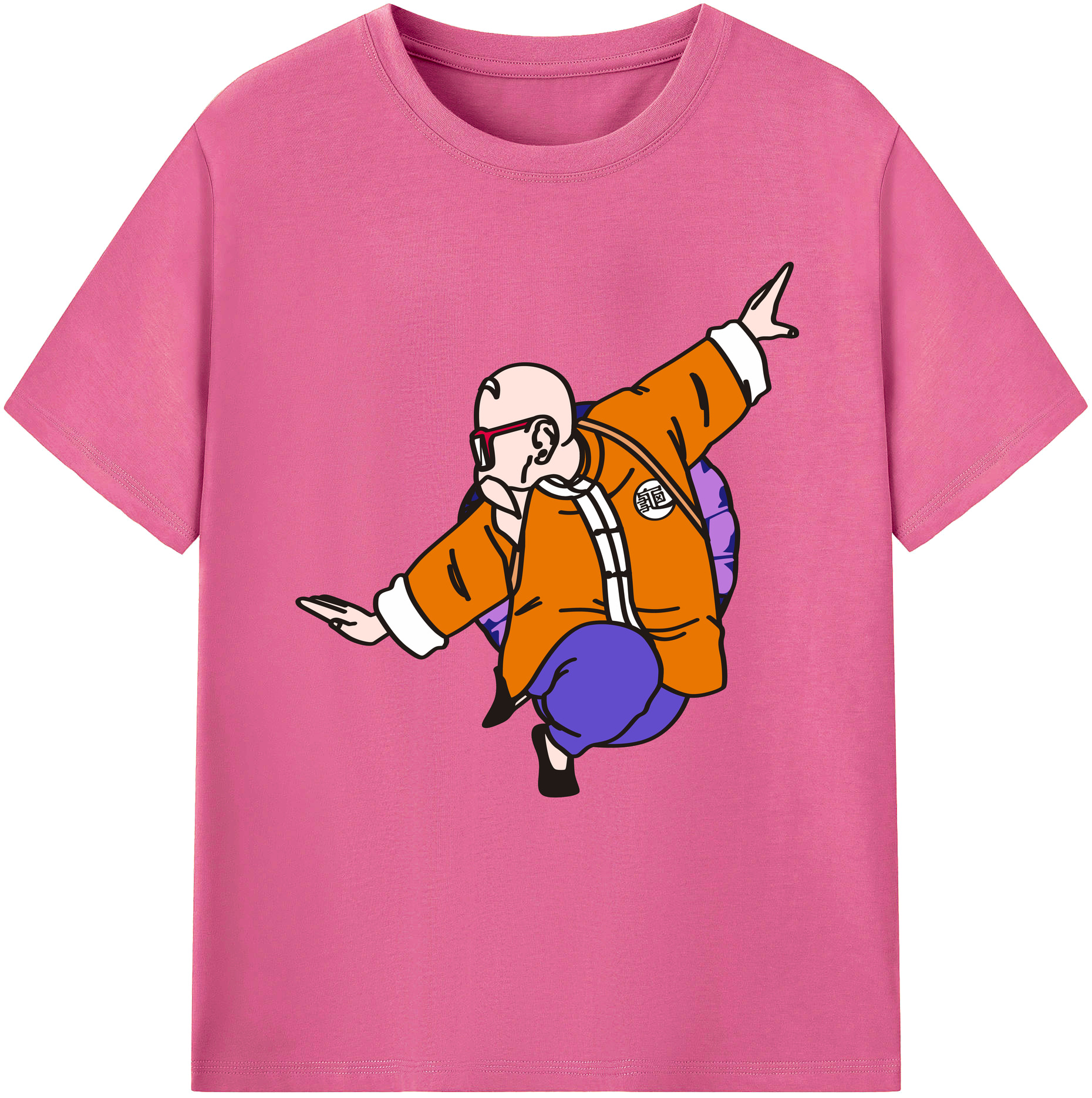 （画像用） ドラゴンボール 亀仙人（かめせんにん） DRAGON BALL Master Roshi Kame Sennin レディースカジュアルプリントTシャツ（綿100％）