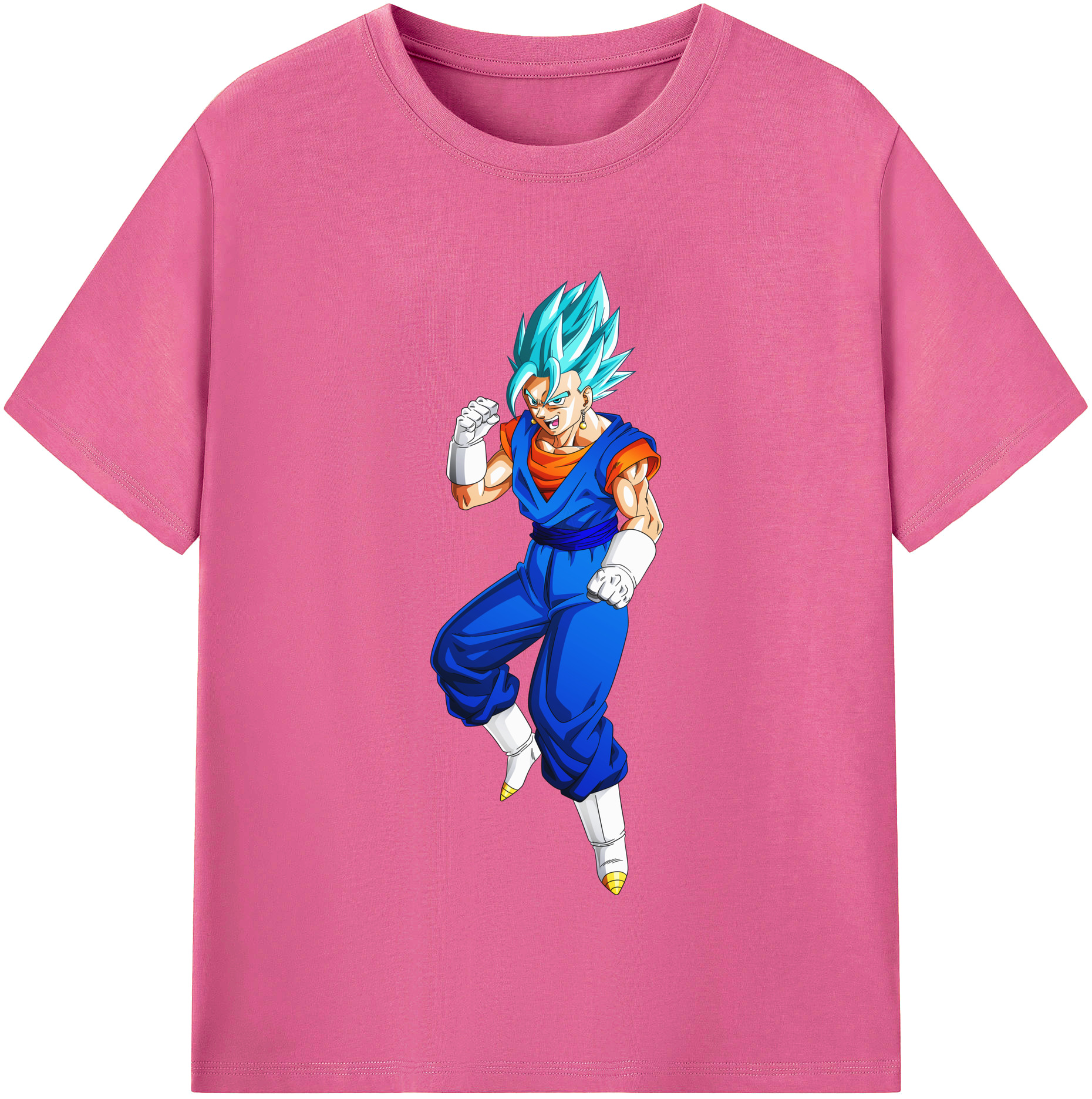 （画像用） ドラゴンボール ベジット DRAGON BALL Vegetto レディースカジュアルプリントTシャツ（綿100％）