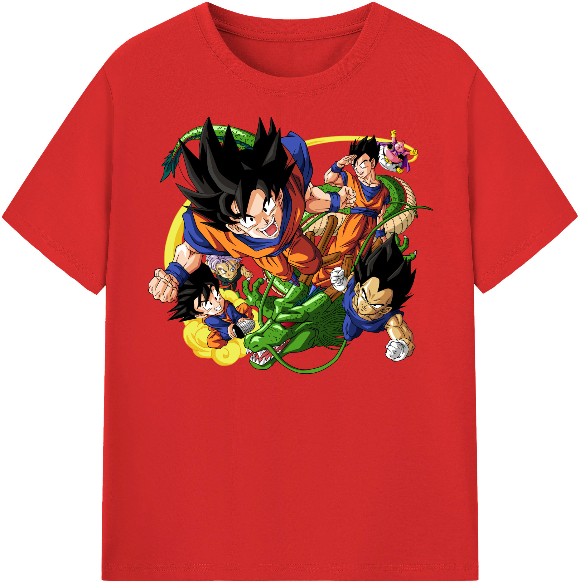 （画像用） ドラゴンボール DRAGON BALL レディースカジュアルプリントTシャツ（綿100％）