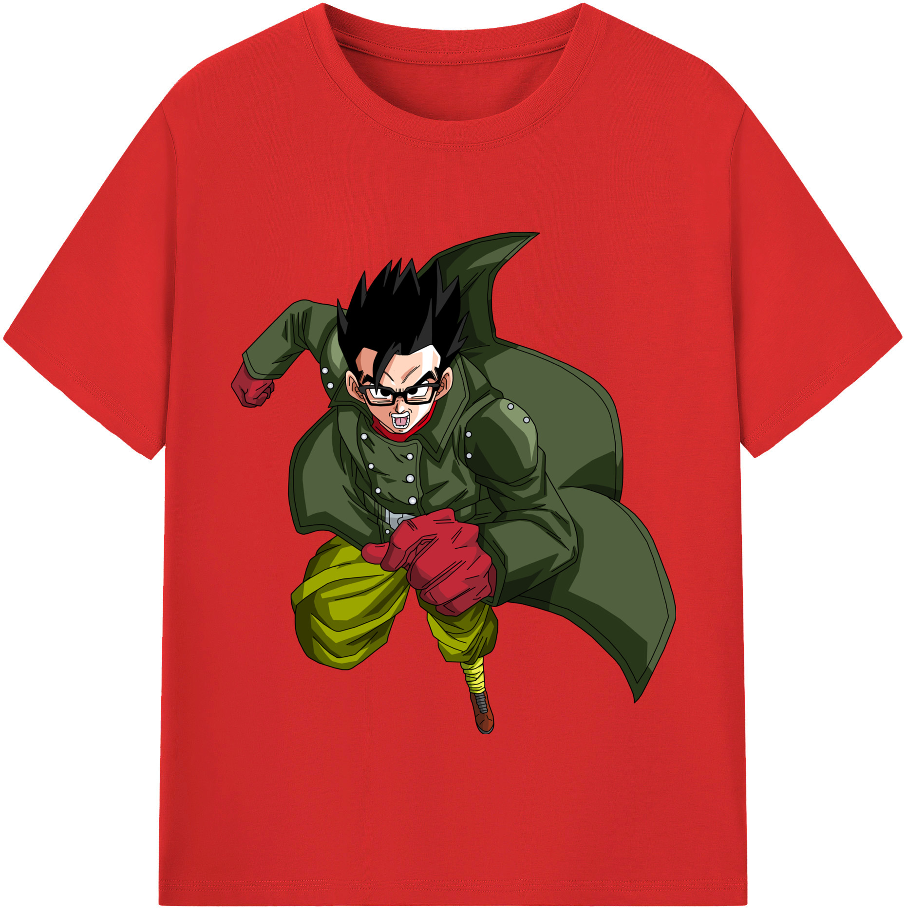 （画像用） ドラゴンボール 孫 悟飯（そんごはん）DRAGON BALL Son Gohan レディースカジュアルプリントTシャツ（綿100％）