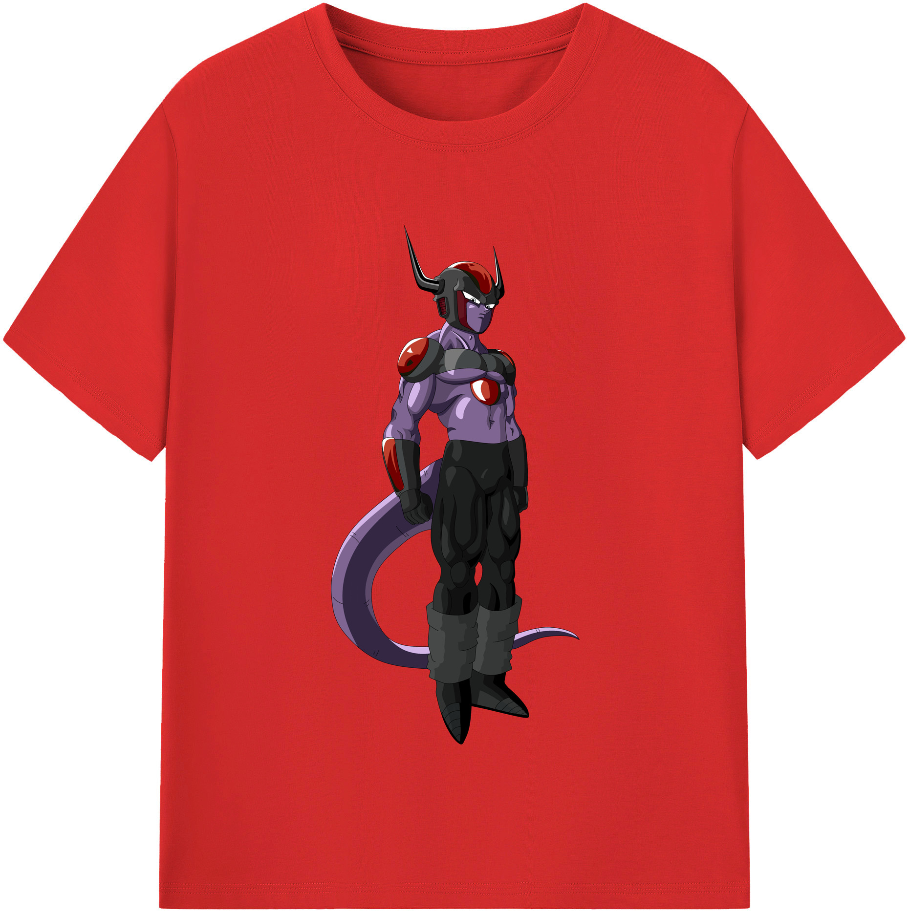 （画像用） ドラゴンボール フリーザ DRAGON BALL Frieza レディースカジュアルプリントTシャツ（綿100％）