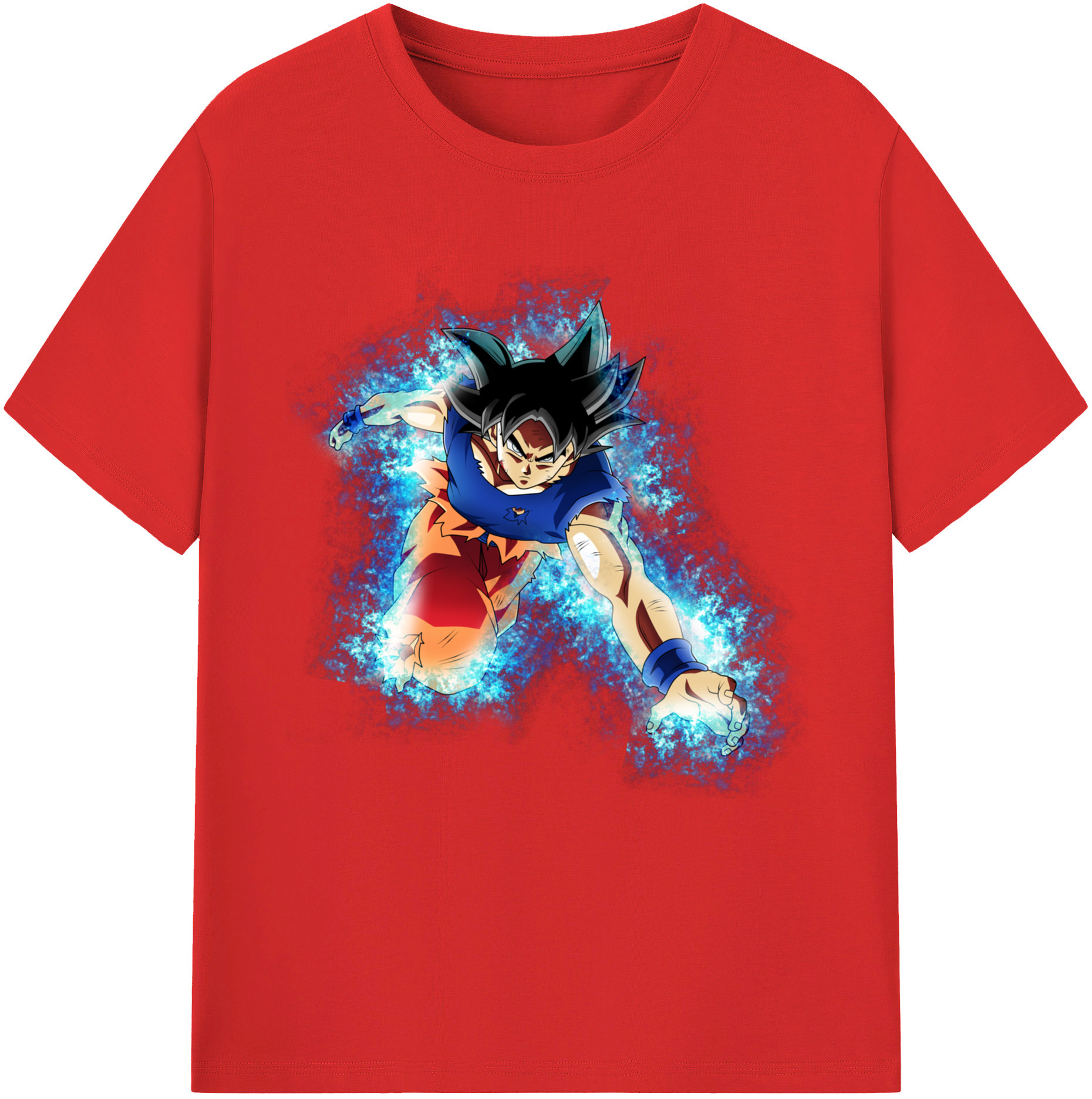 （画像用） ドラゴンボール 孫悟空（そん ごくう）Son Goku カカロット DRAGON BALL Kakarotto レディースカジュアルプリントTシャツ（綿100％）