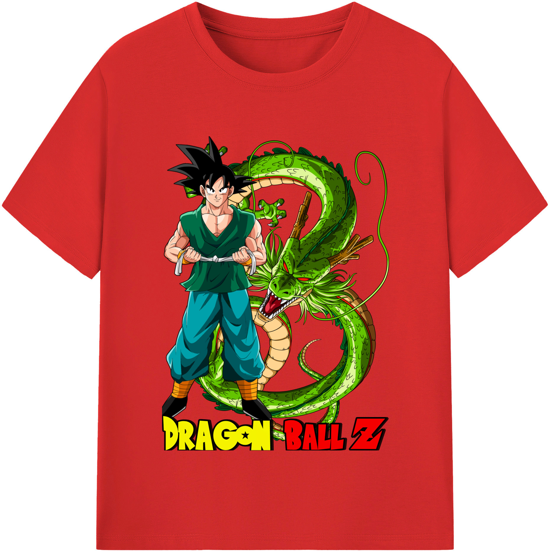 （画像用） ドラゴンボール 孫悟空（そん ごくう）Son Goku カカロット DRAGON BALL Kakarotto レディースカジュアルプリントTシャツ（綿100％）