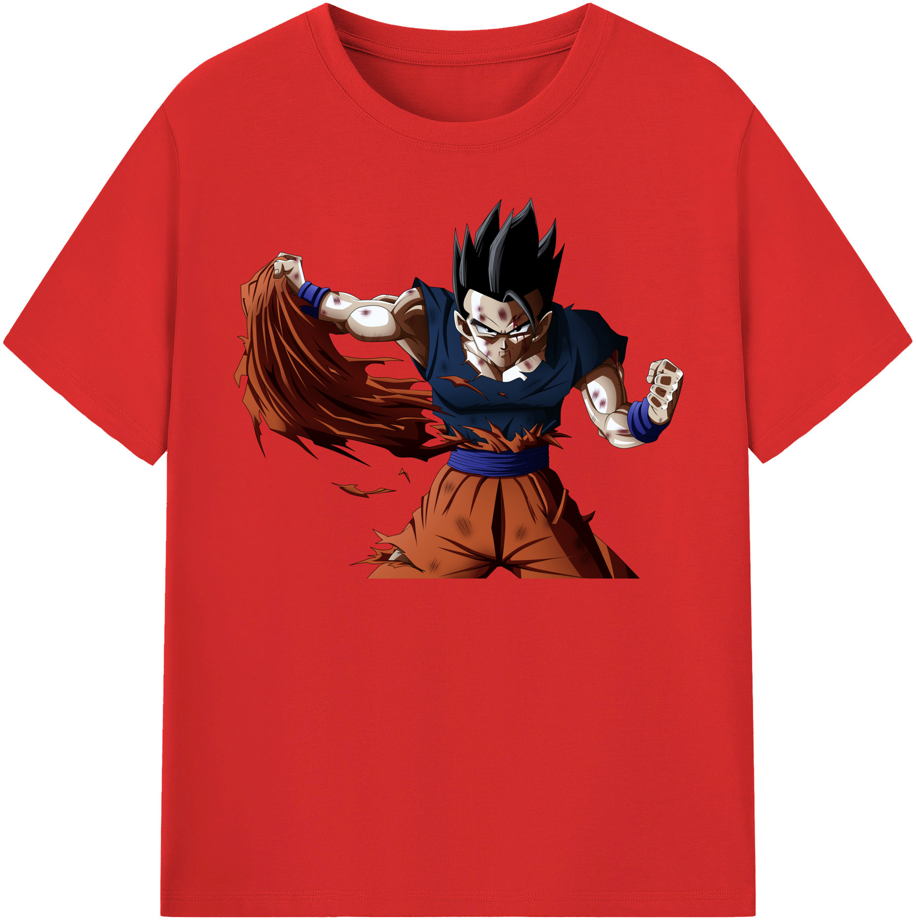 （画像用） ドラゴンボール ベジータ四世（Bejīta Yonsei）DRAGON BALL Vegeta IV レディースカジュアルプリントTシャツ（綿100％）