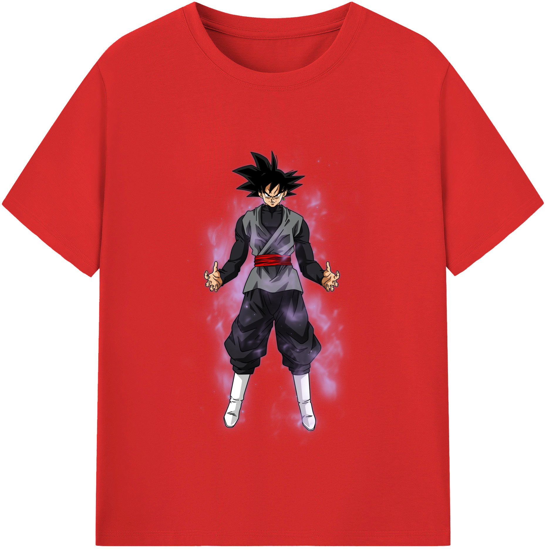 （画像用） ドラゴンボール ベジータ四世（Bejīta Yonsei）DRAGON BALL Vegeta IV レディースカジュアルプリントTシャツ（綿100％）