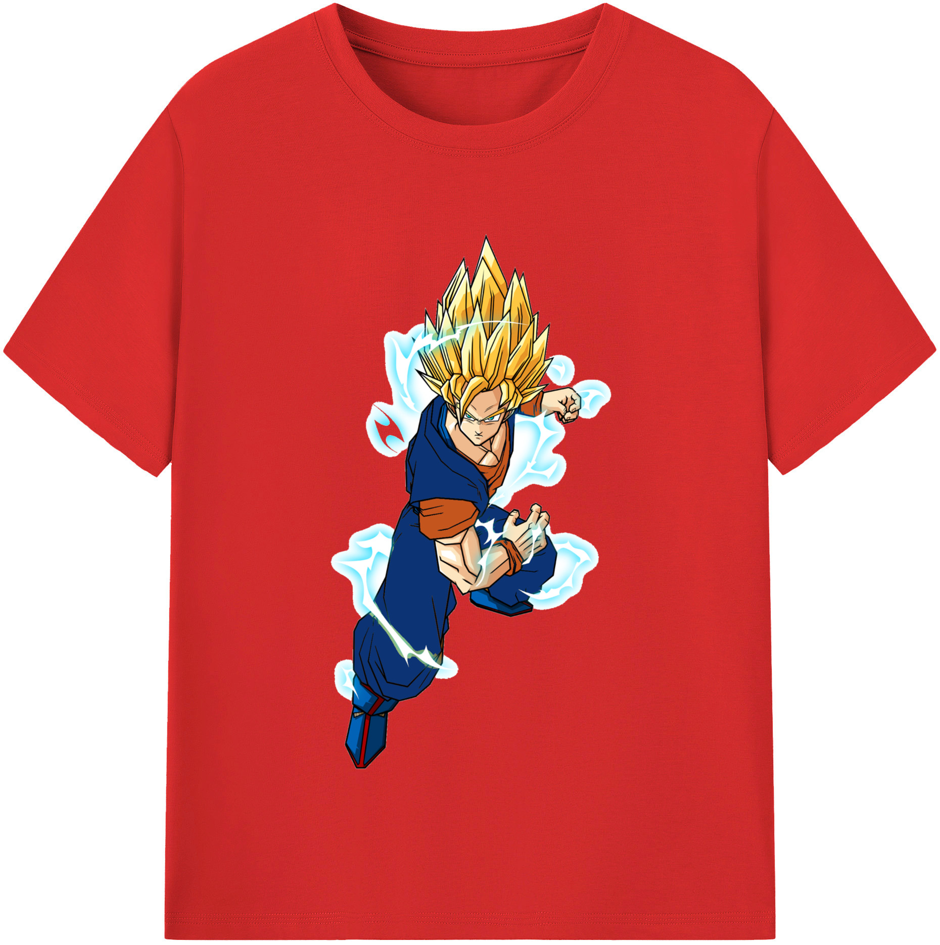 （画像用） ドラゴンボール 孫 悟飯（そんごはん）DRAGON BALL Son Gohan レディースカジュアルプリントTシャツ（綿100％）