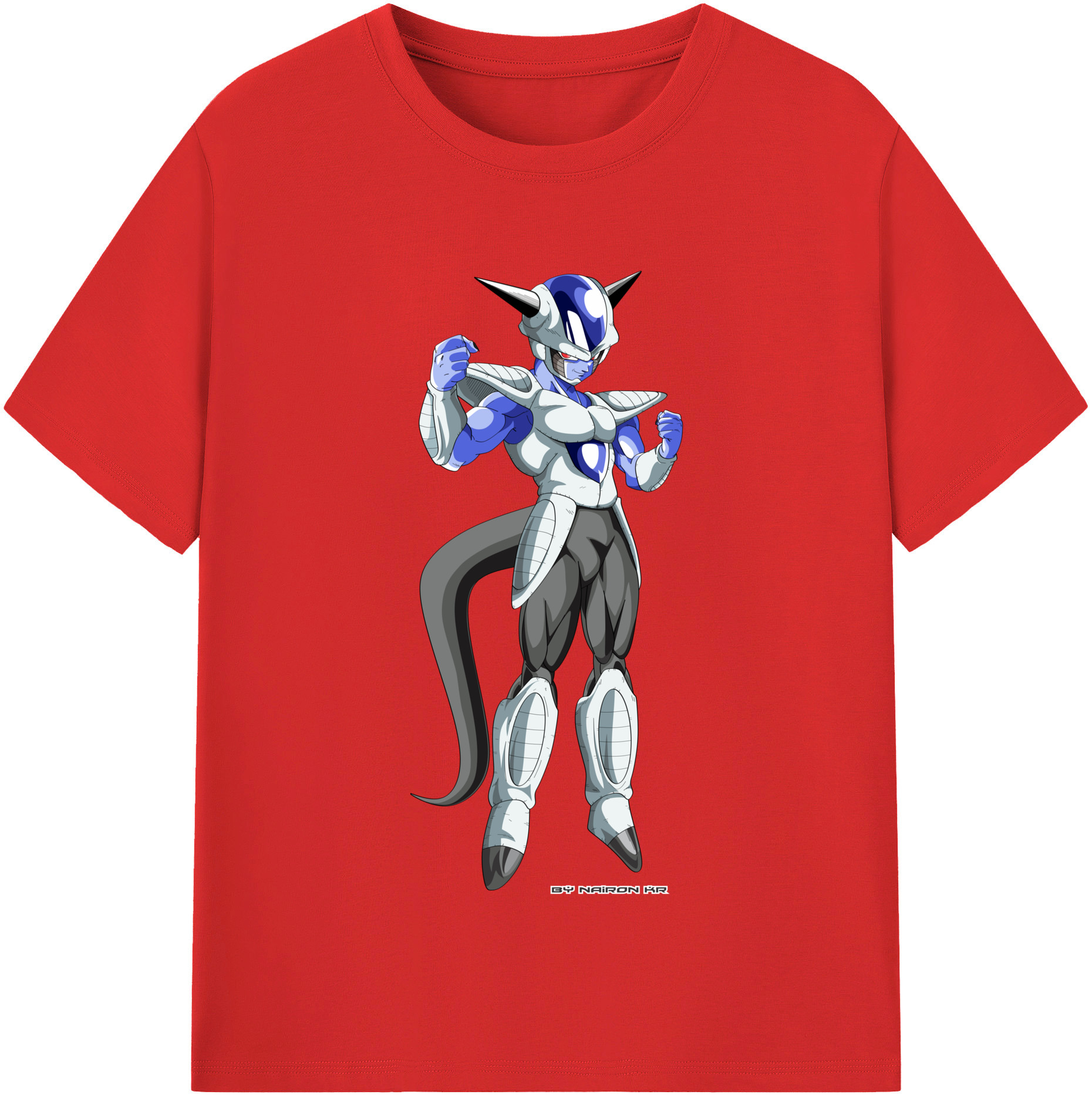 （画像用） ドラゴンボール フリーザ DRAGON BALL Frieza レディースカジュアルプリントTシャツ（綿100％）