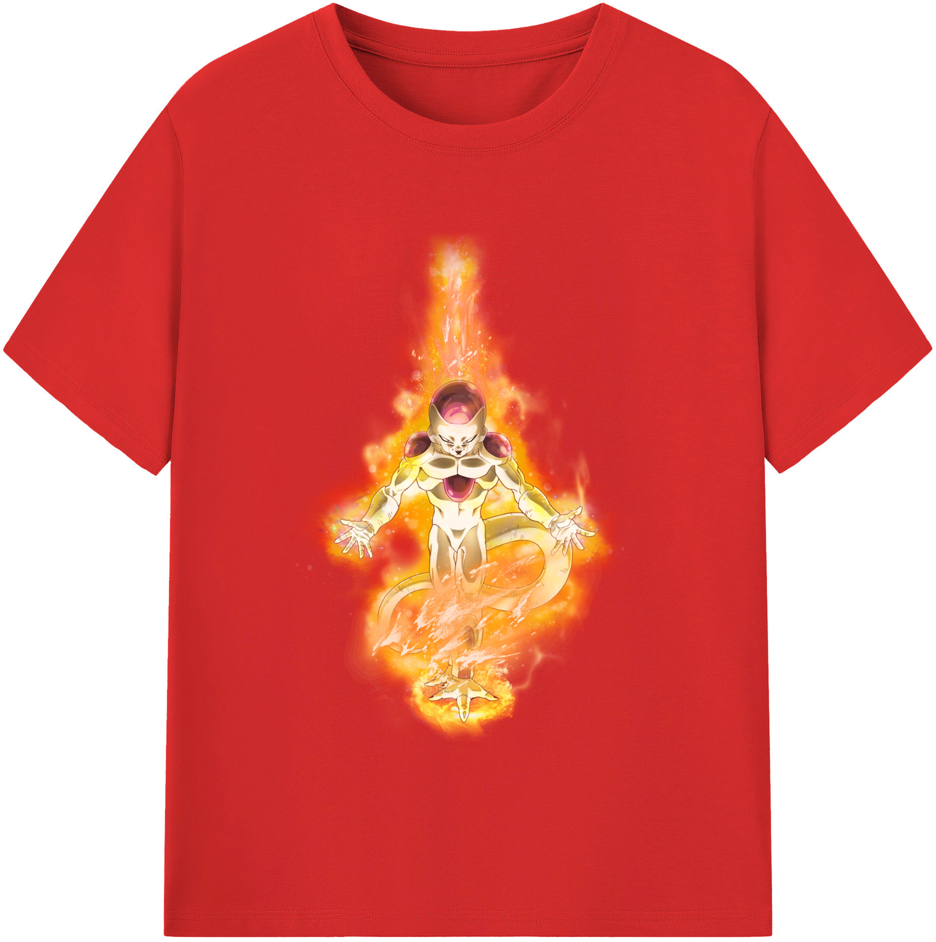 （画像用） ドラゴンボール フリーザ DRAGON BALL Frieza レディースカジュアルプリントTシャツ（綿100％）